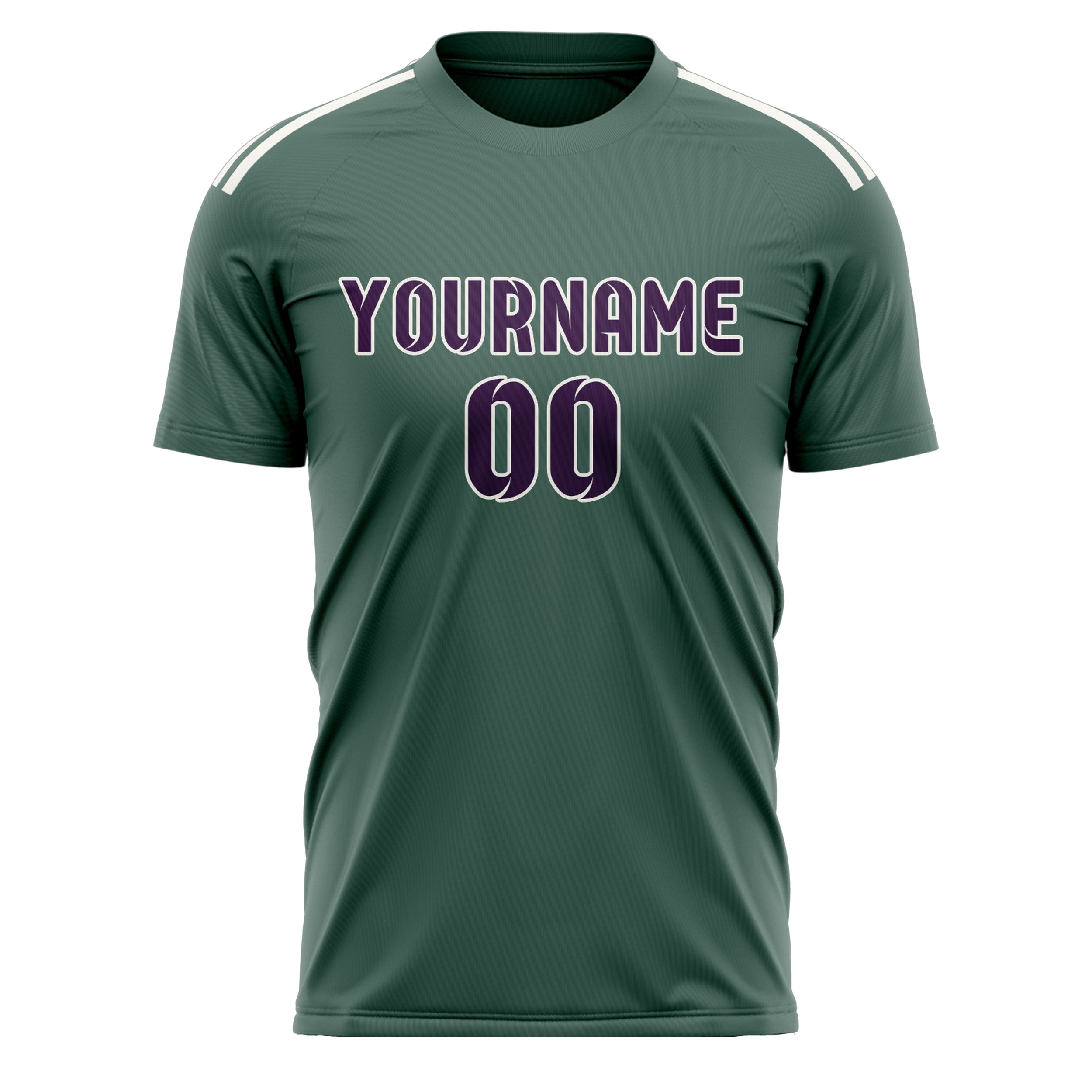 Custom Blue Green Purple Soccer Jersey