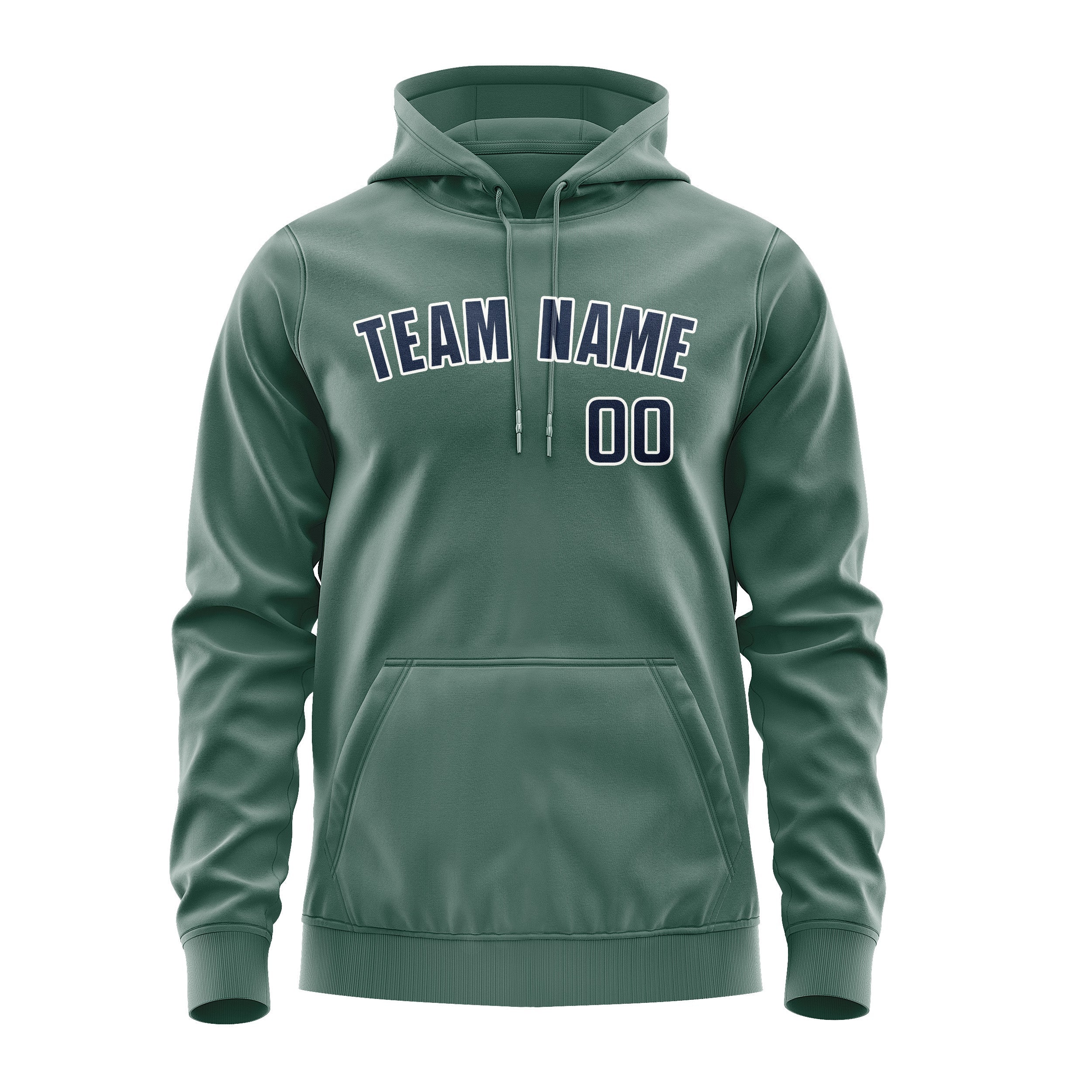 Custom Blue Green Blue Hoodie
