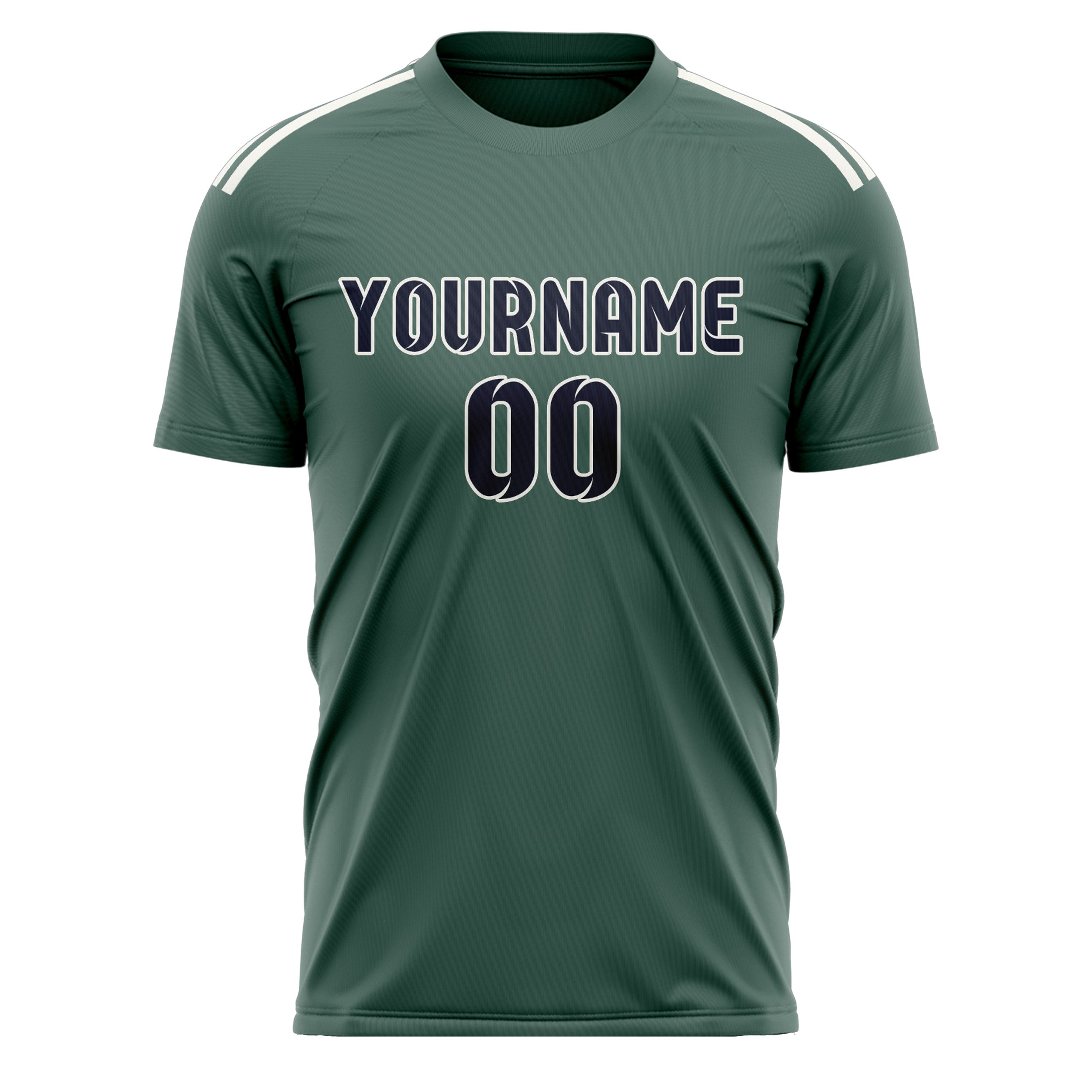 Custom Blue Green Navy Soccer Jersey