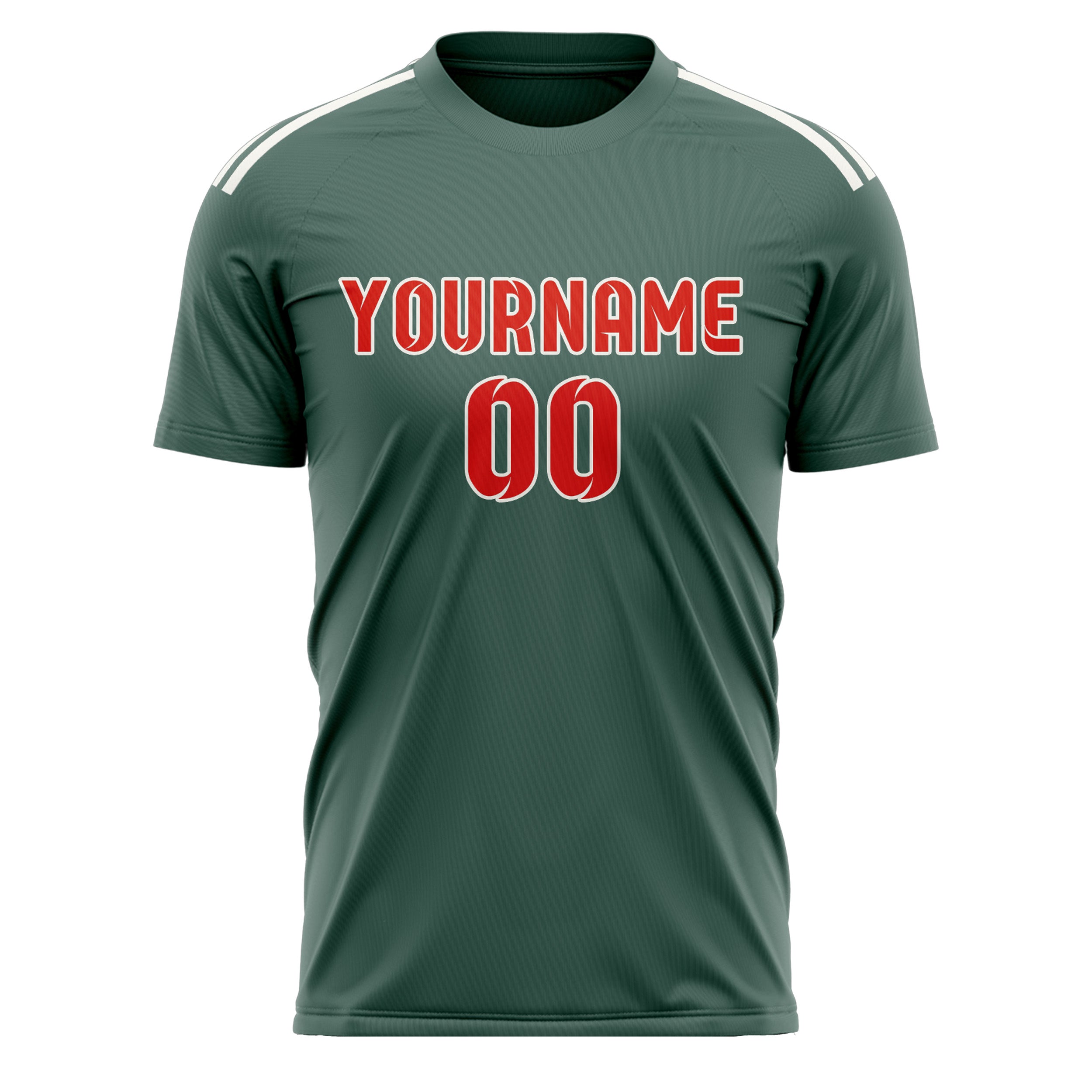 Custom Blue Green Orange Red Soccer Jersey