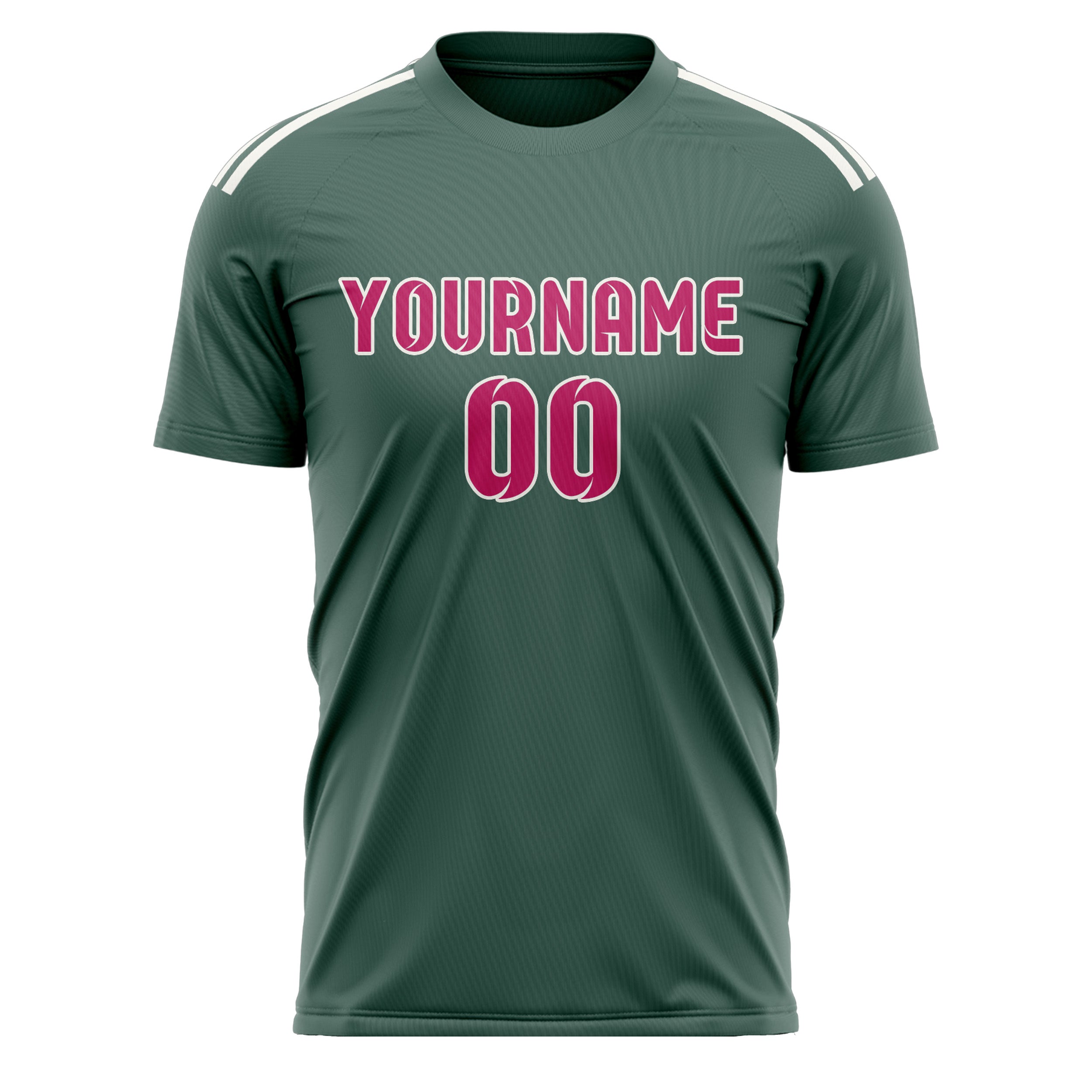 Custom Blue Green Pink Soccer Jersey