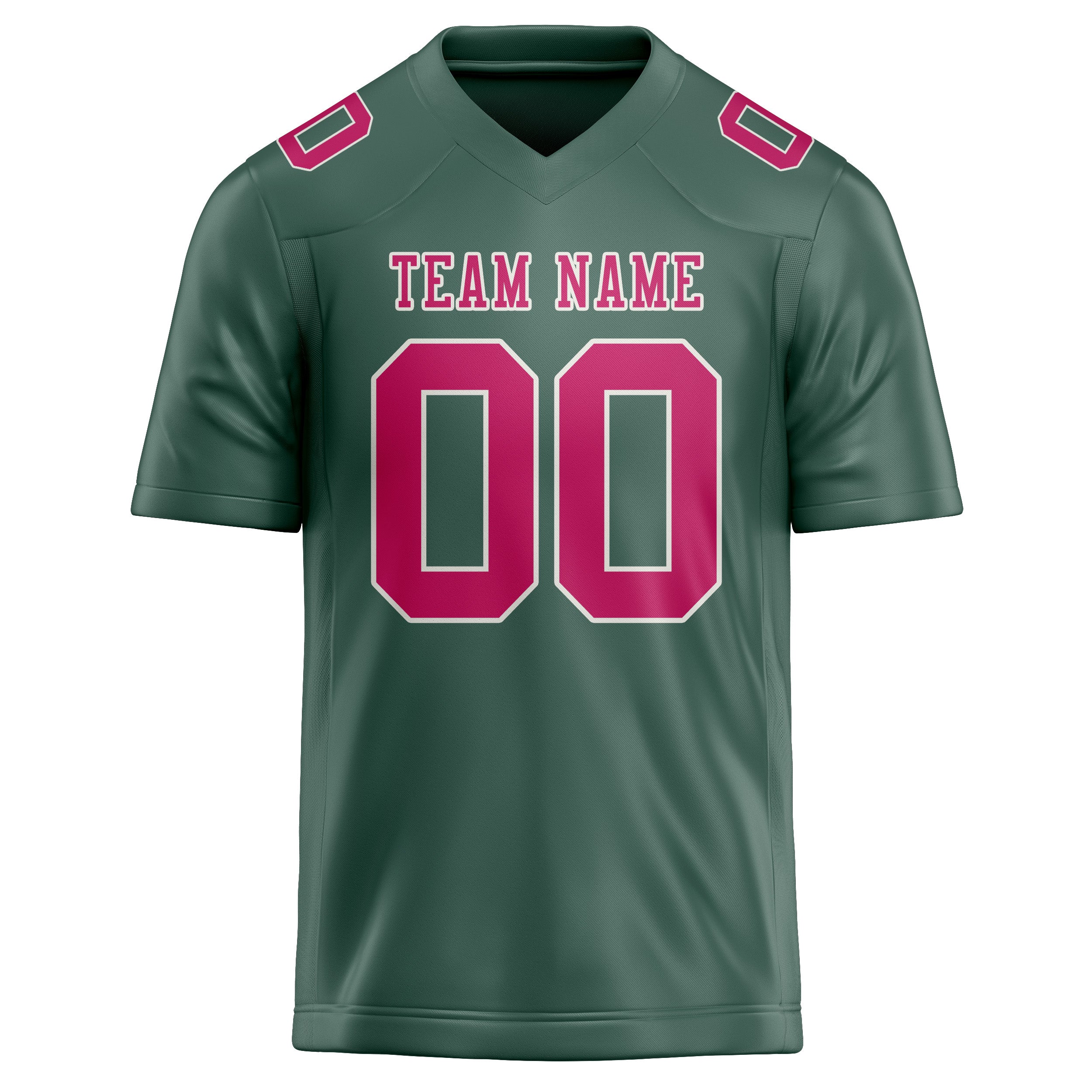 Custom Blue Green Pink Football Jersey