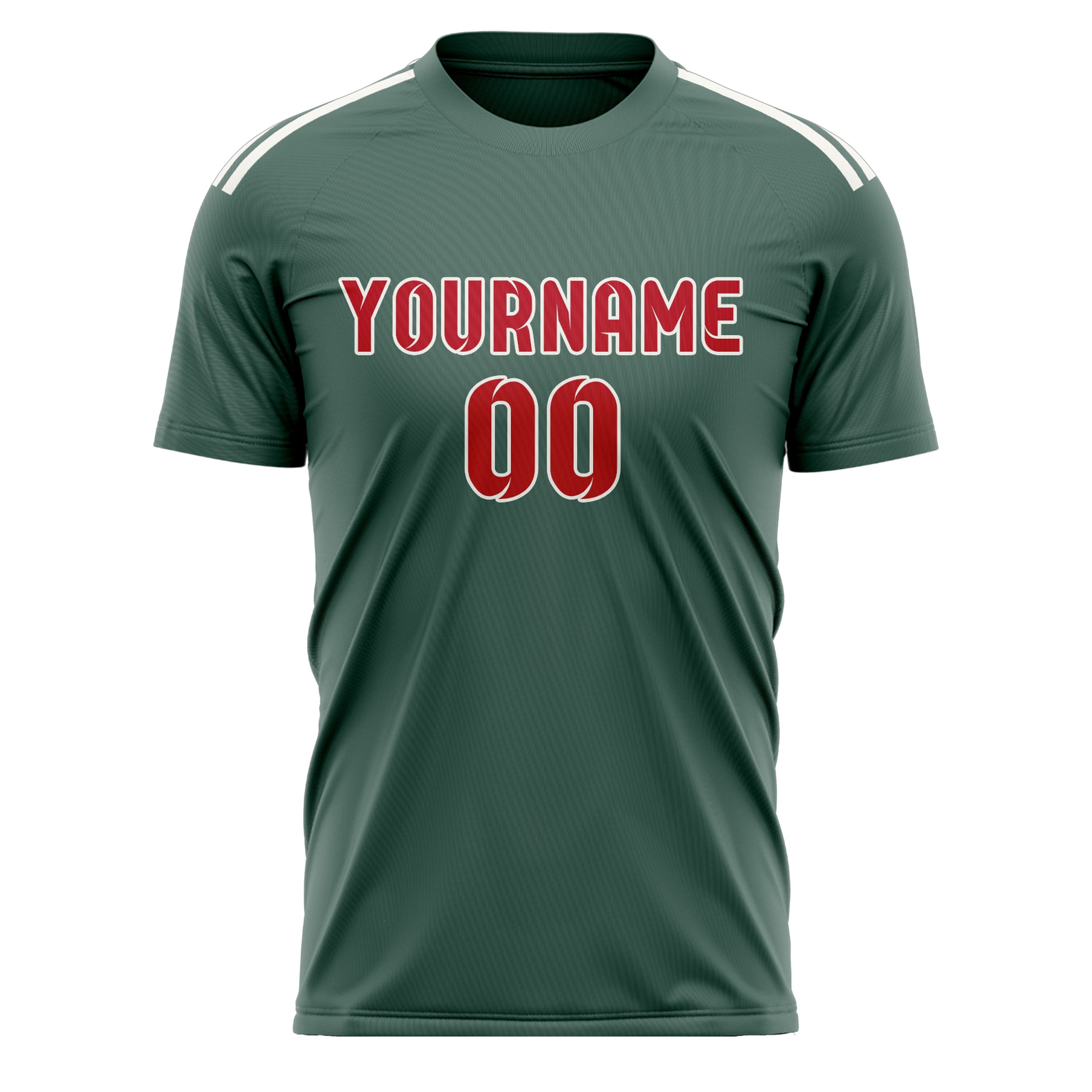Custom Blue Green Red Soccer Jersey