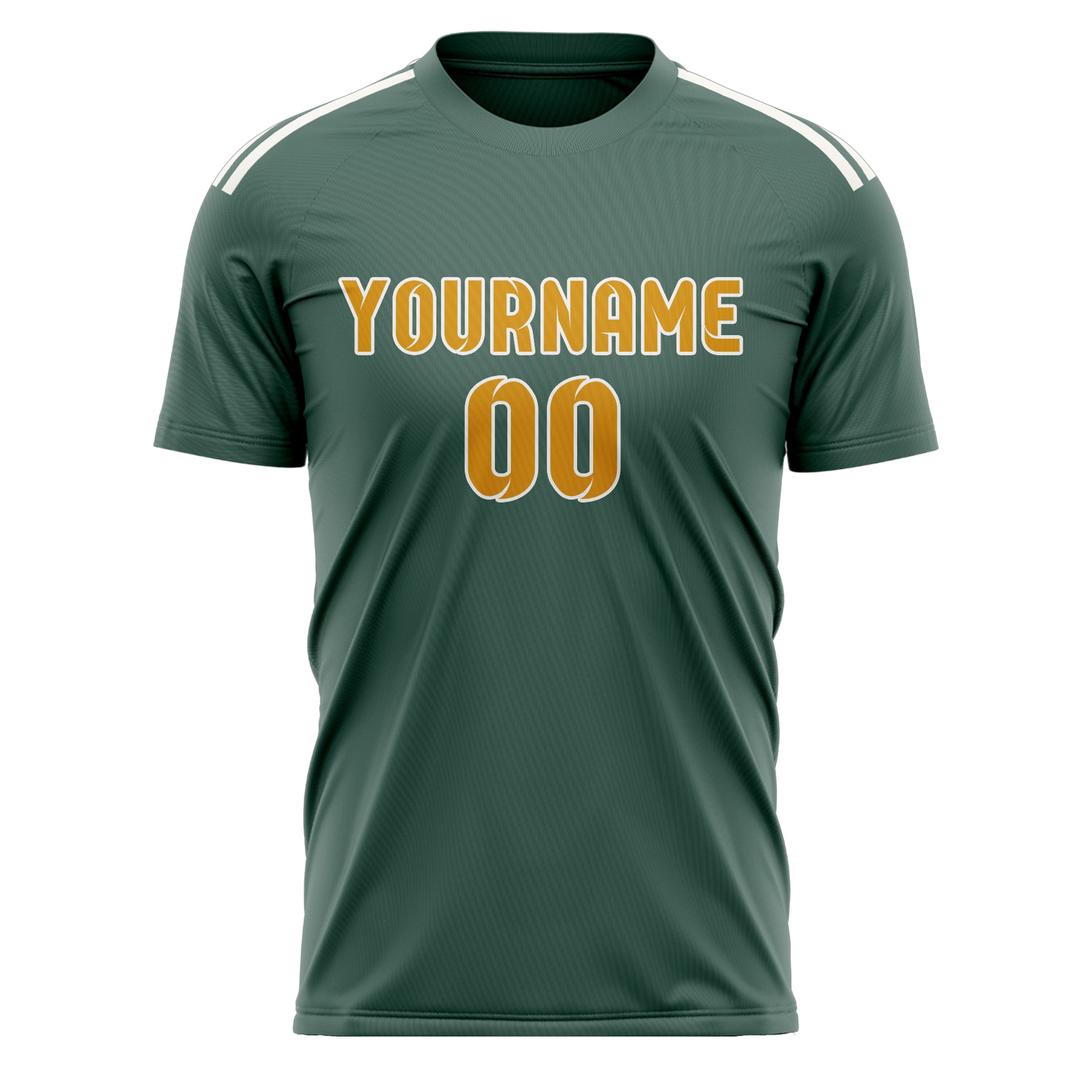 Custom Blue Green Yellow Soccer Jersey