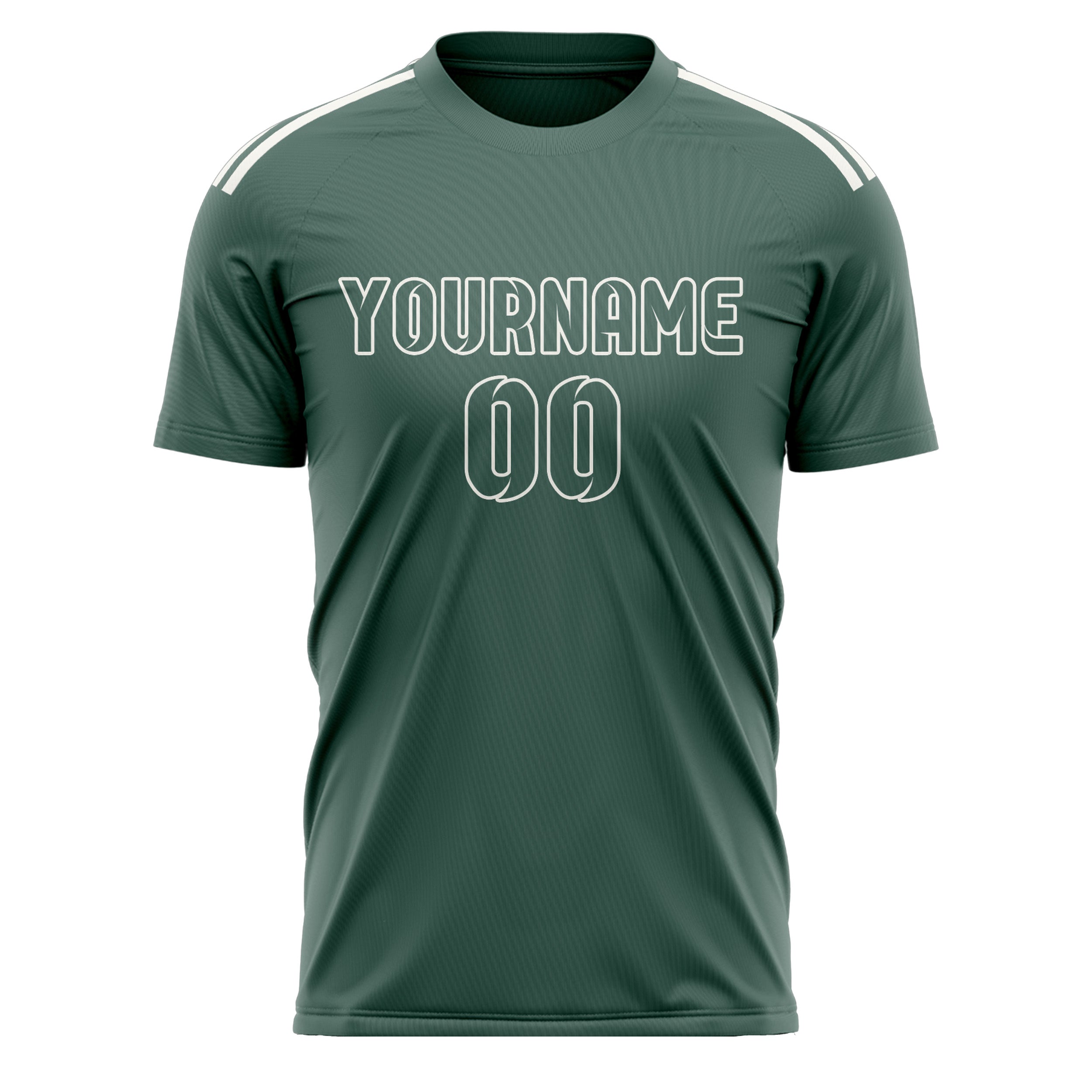 Custom Blue Green Blue Green Soccer Jersey