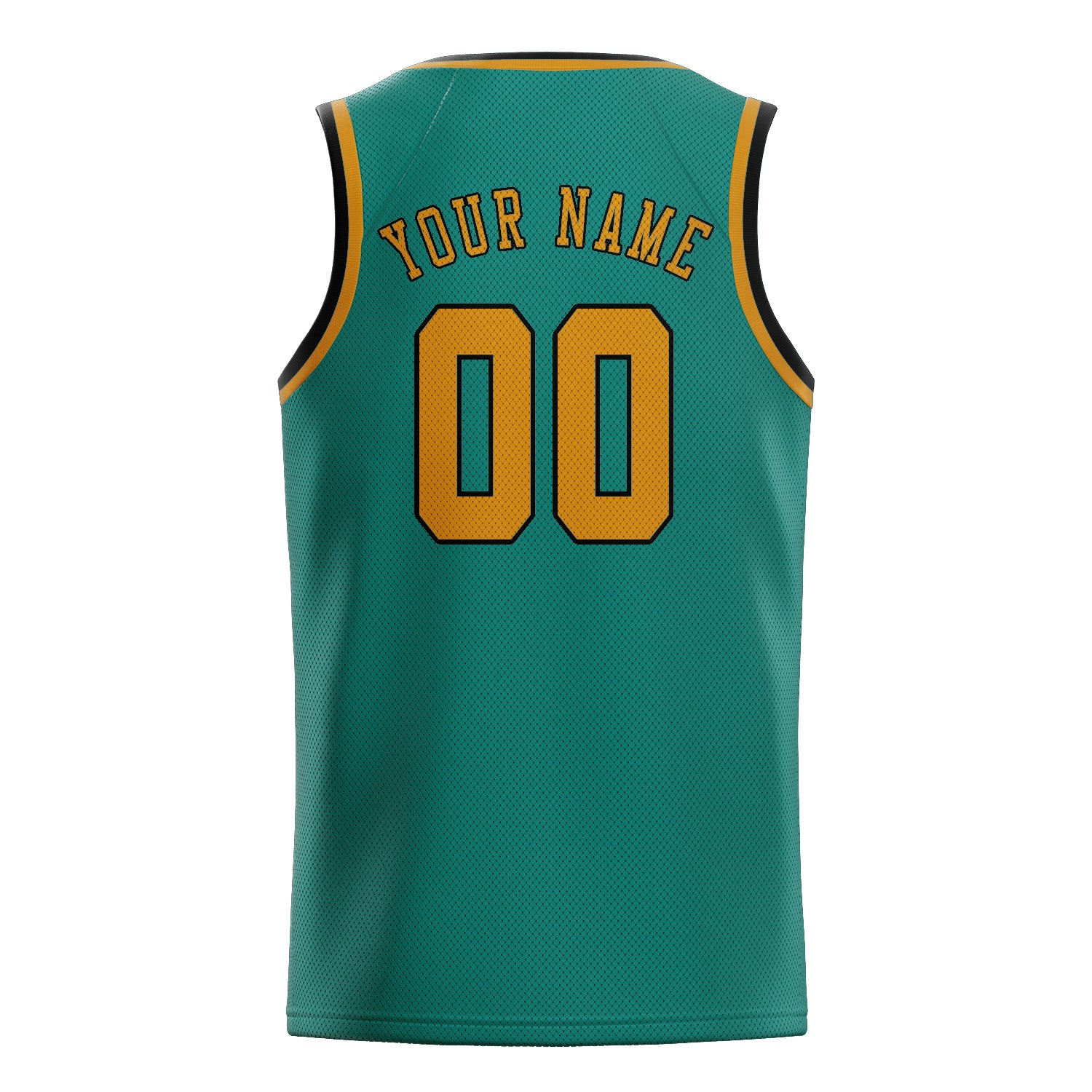 Custom Blue Green Yellow Basketball Jersey