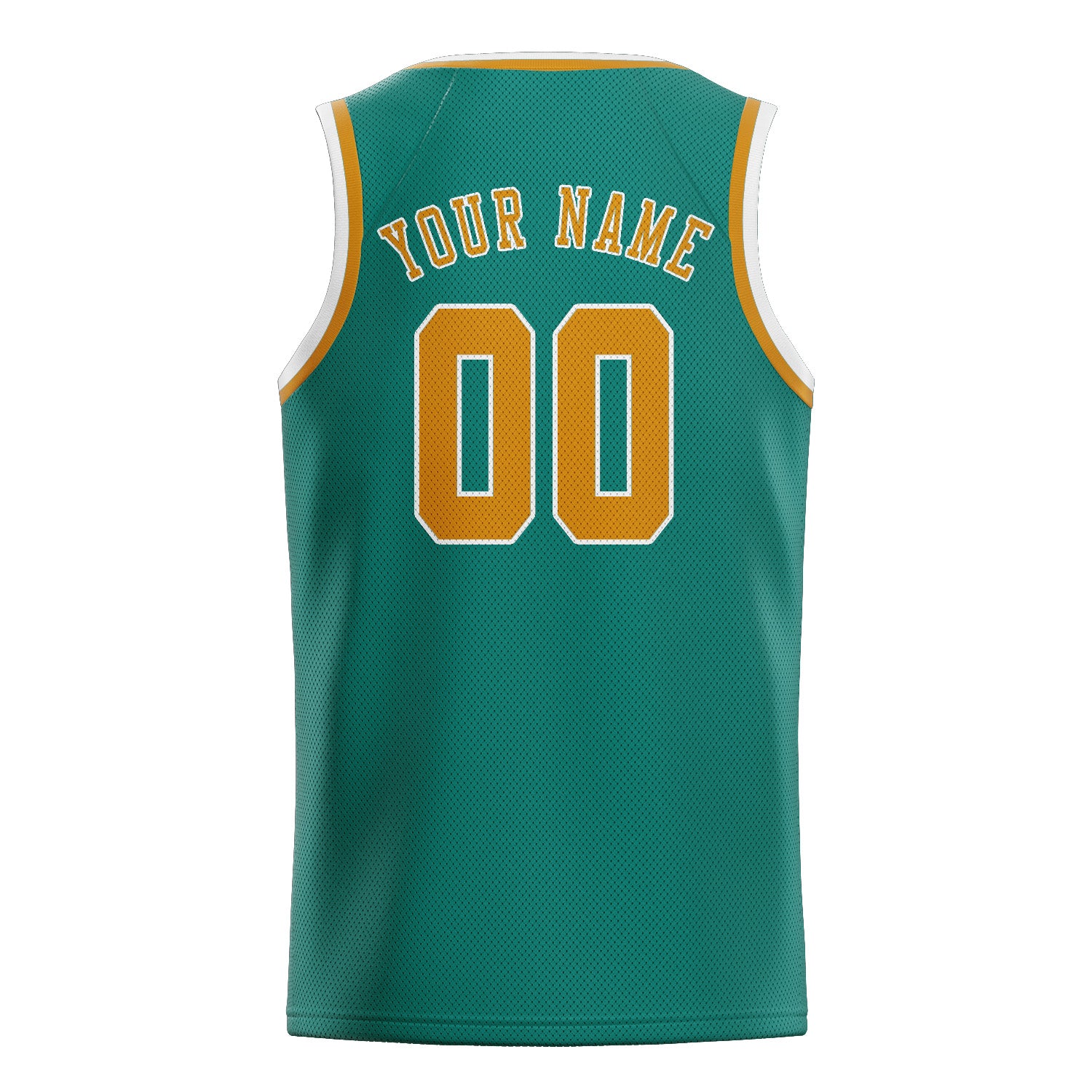 Custom Blue Green Yellow Basketball Jersey