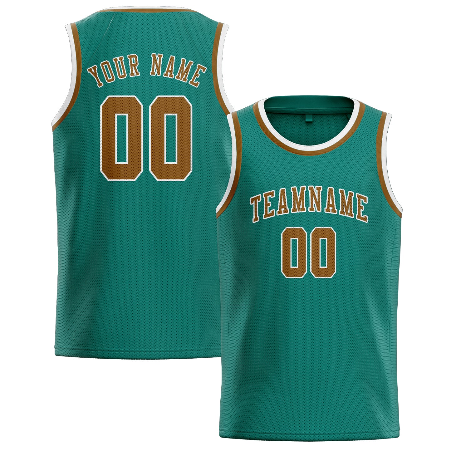 Custom Blue Green Khaki Basketball Jersey
