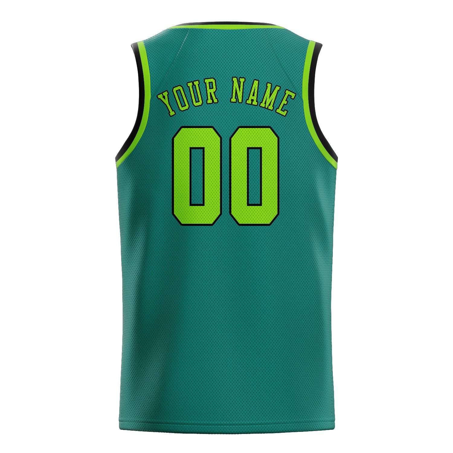 Custom Blue Green Emerald Green Basketball Jersey