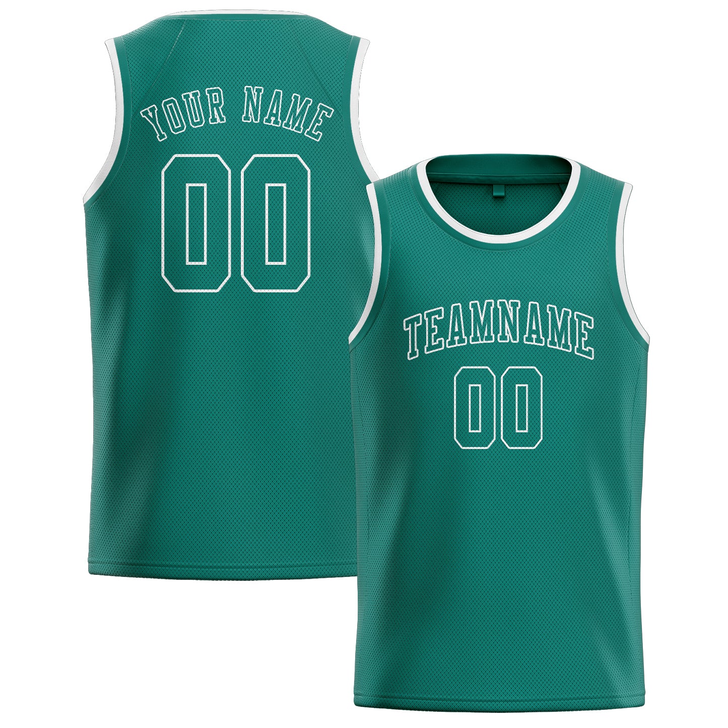 Custom Blue Green Blue Green Basketball Jersey