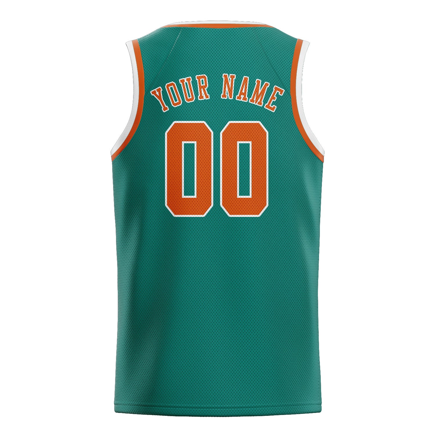 Custom Blue Green Orange Basketball Jersey