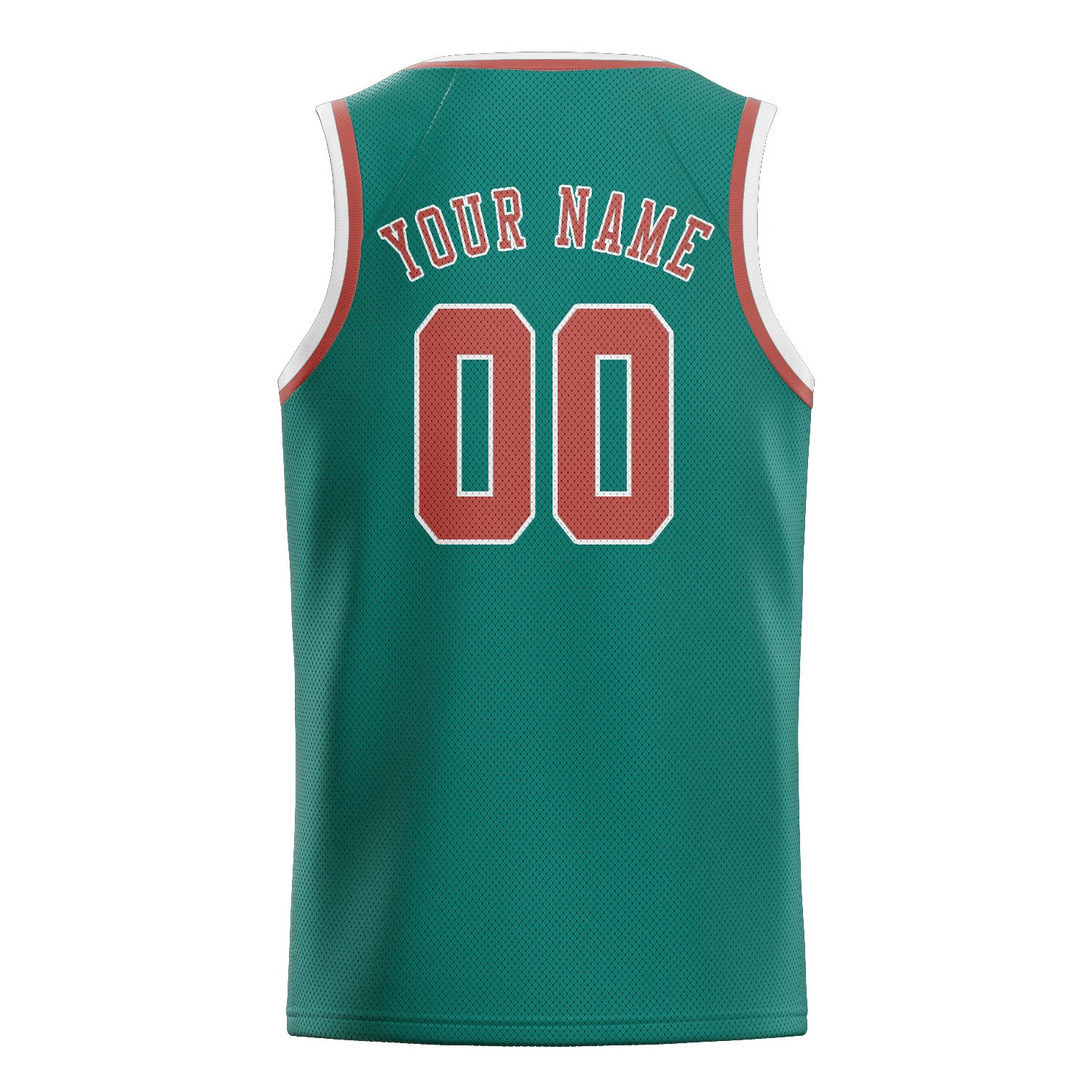 Custom Blue Green Copper Rose Basketball Jersey