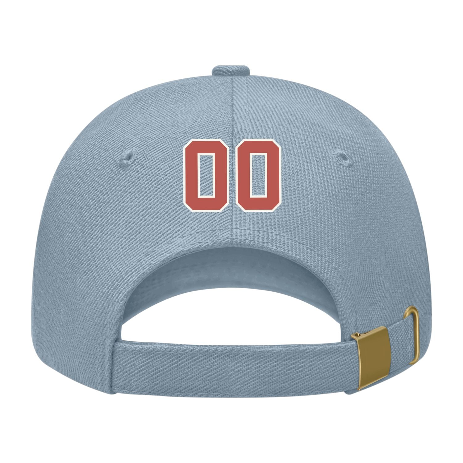 Custom Slate Gray Emerald Green Hat 27B21829