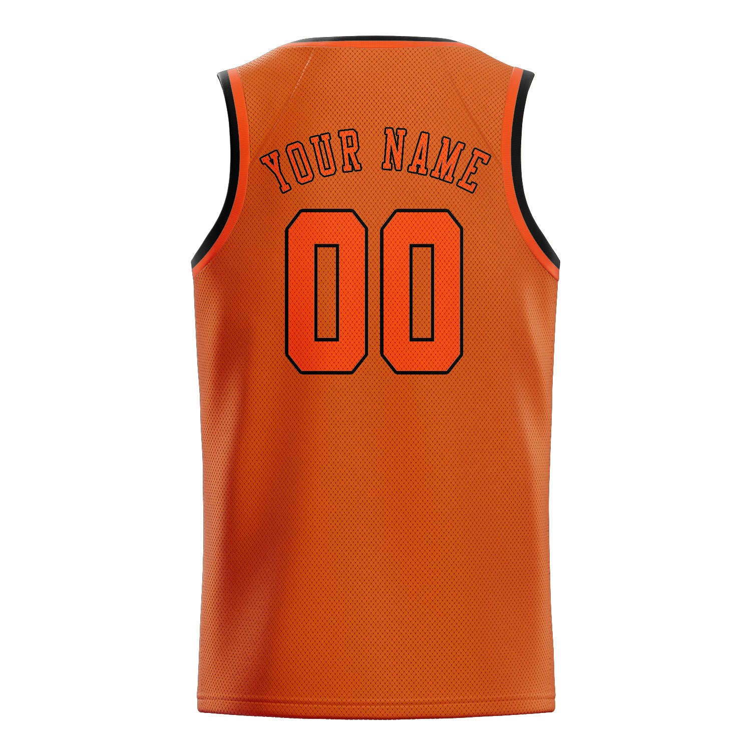 Custom Orange Orange Red Basketball Jersey
