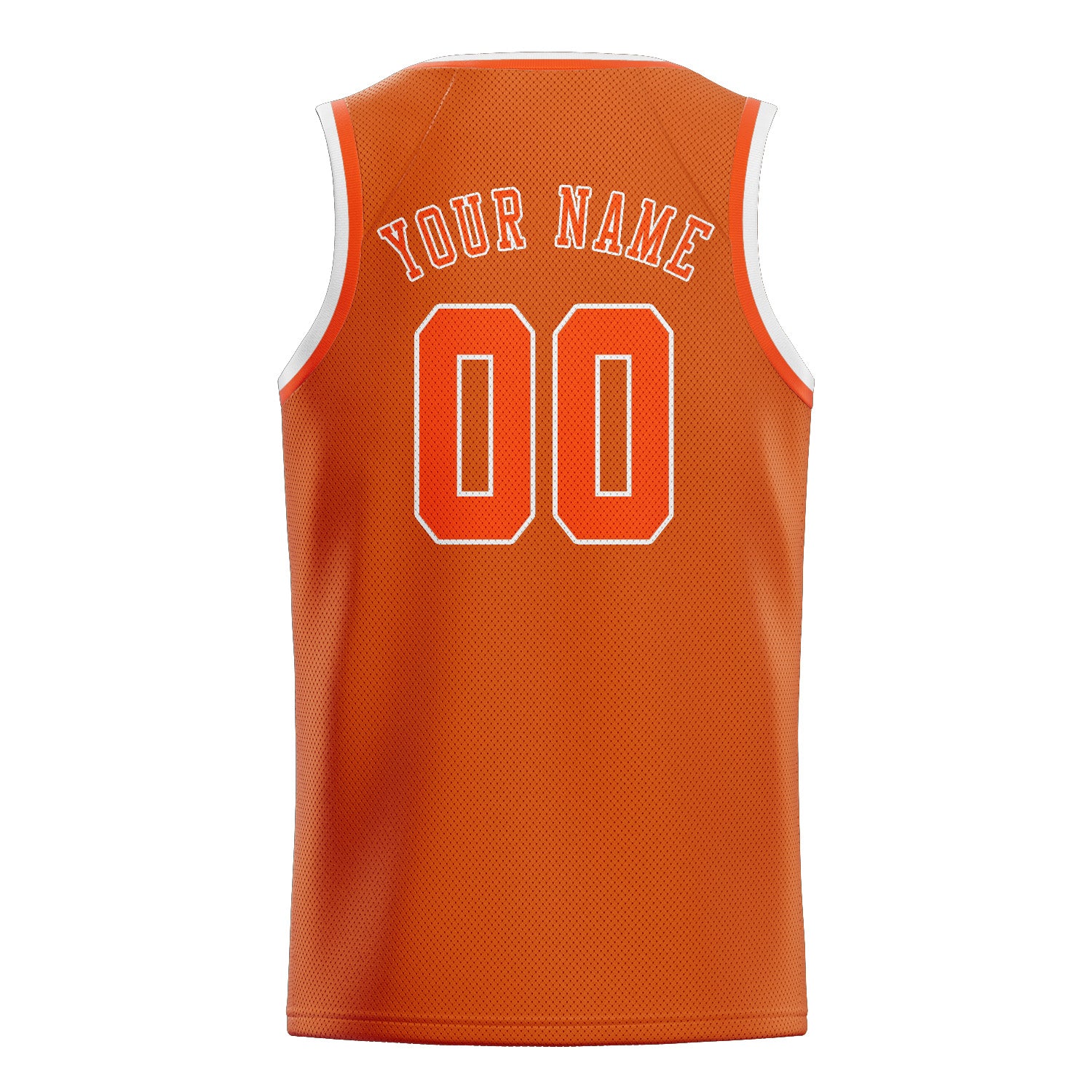 Custom Orange Orange Red Basketball Jersey