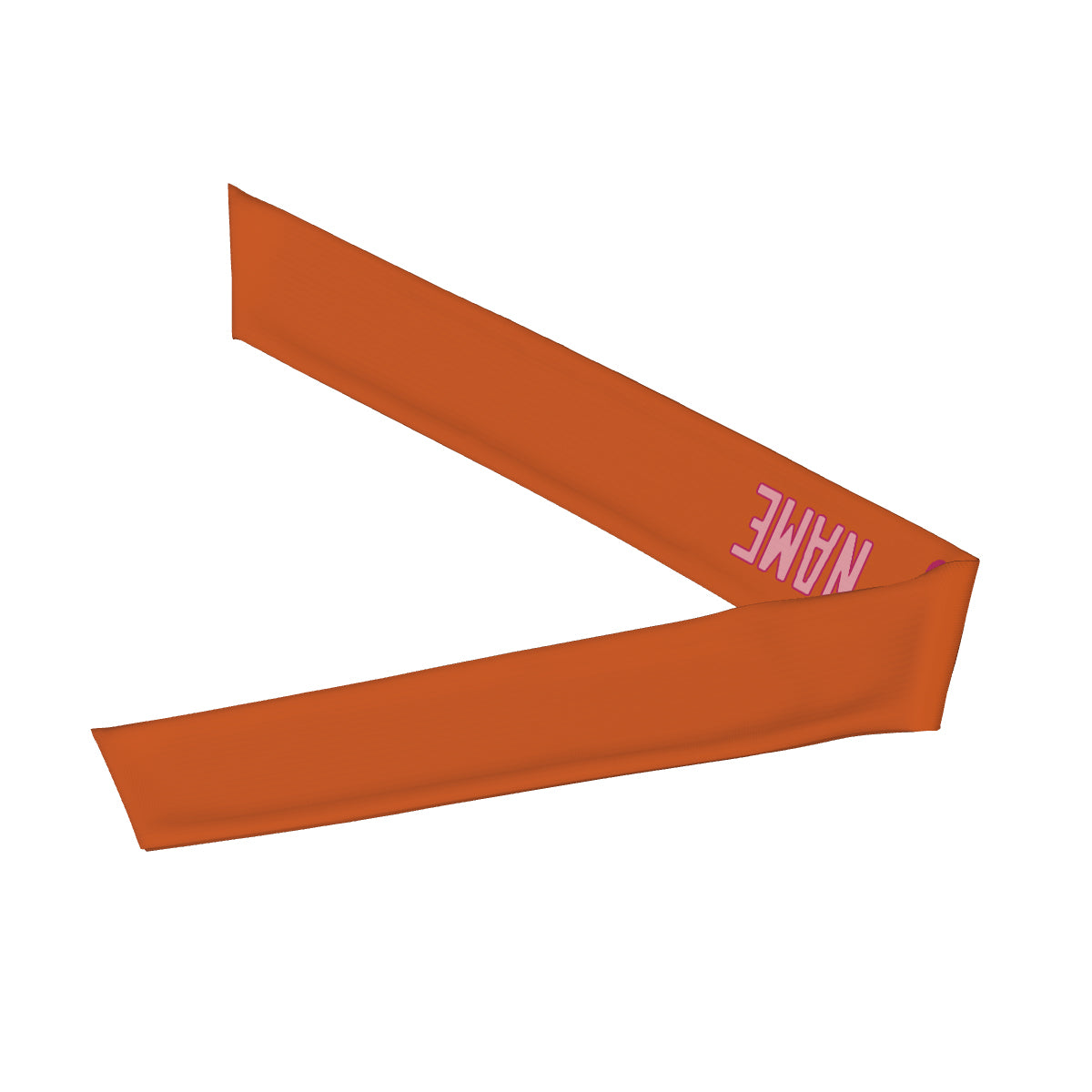 Custom Orange Light Pink Headband