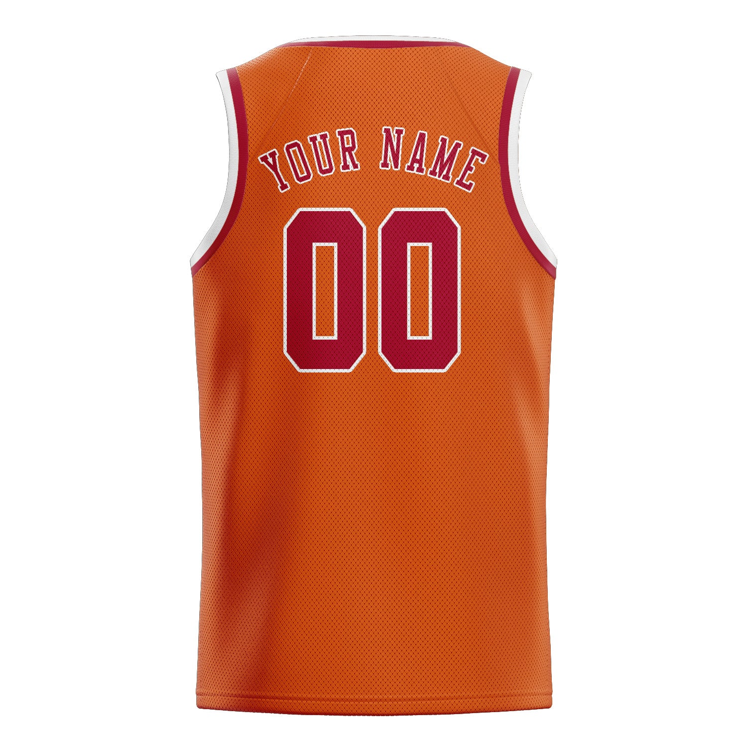 Custom Orange Red Basketball Jersey