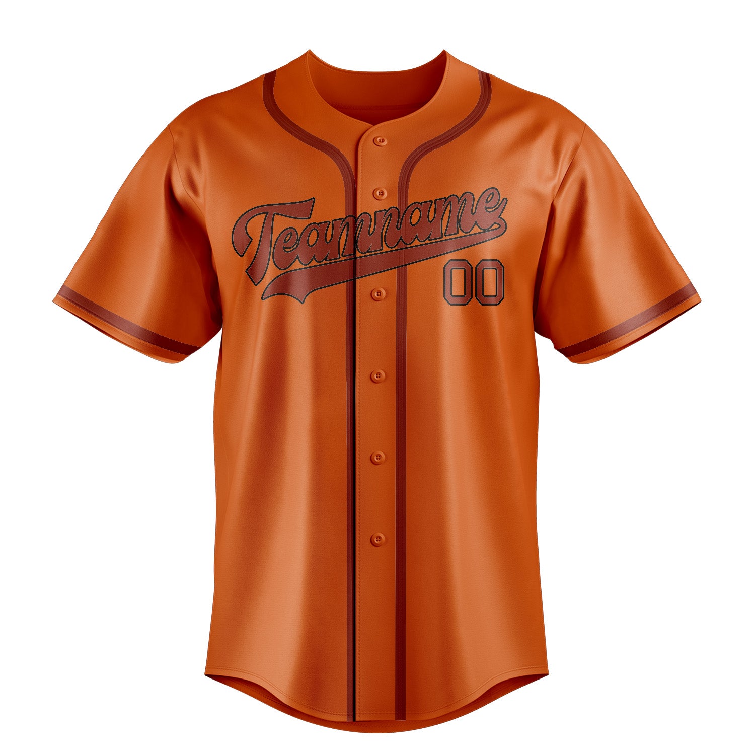 Custom Orange Coral Red Baseball Jersey