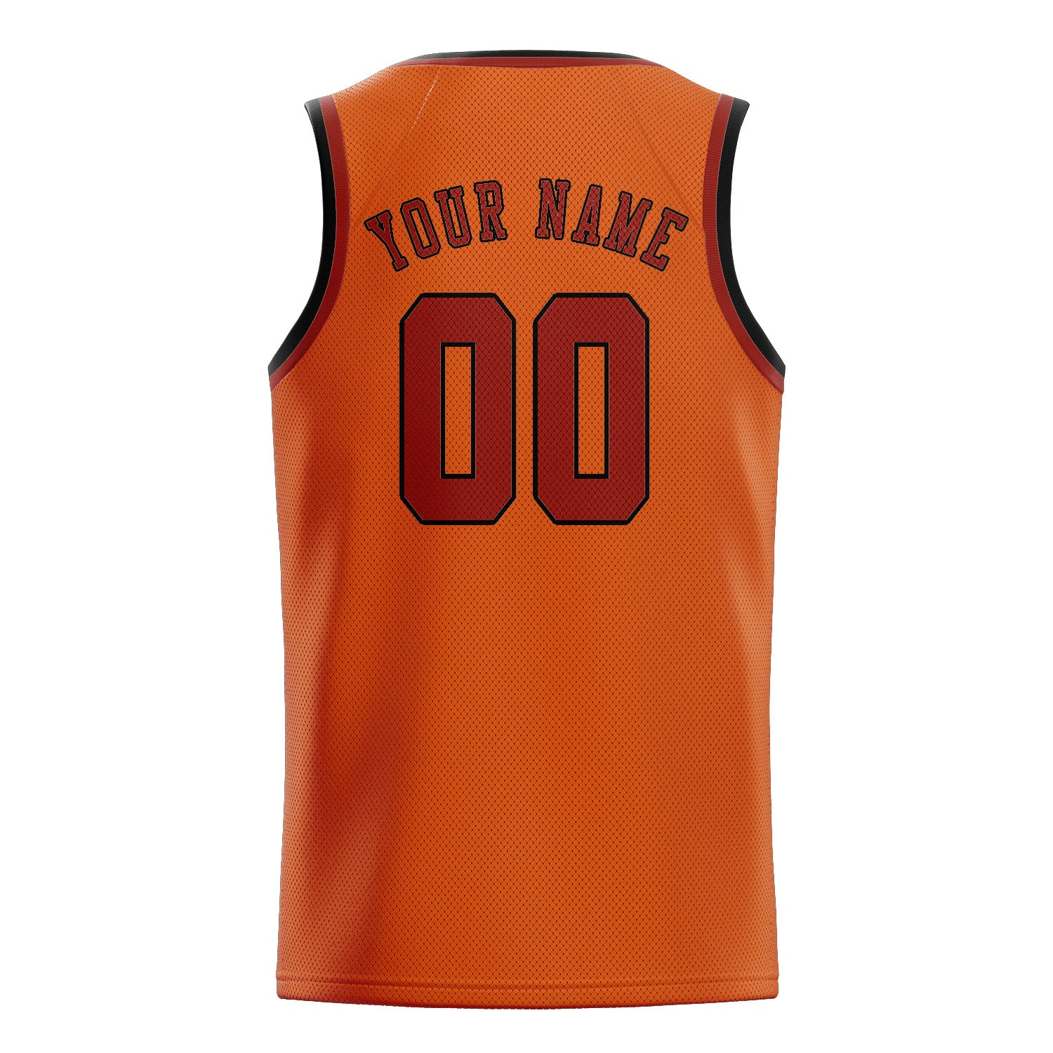 Custom Orange Coral Red Basketball Jersey