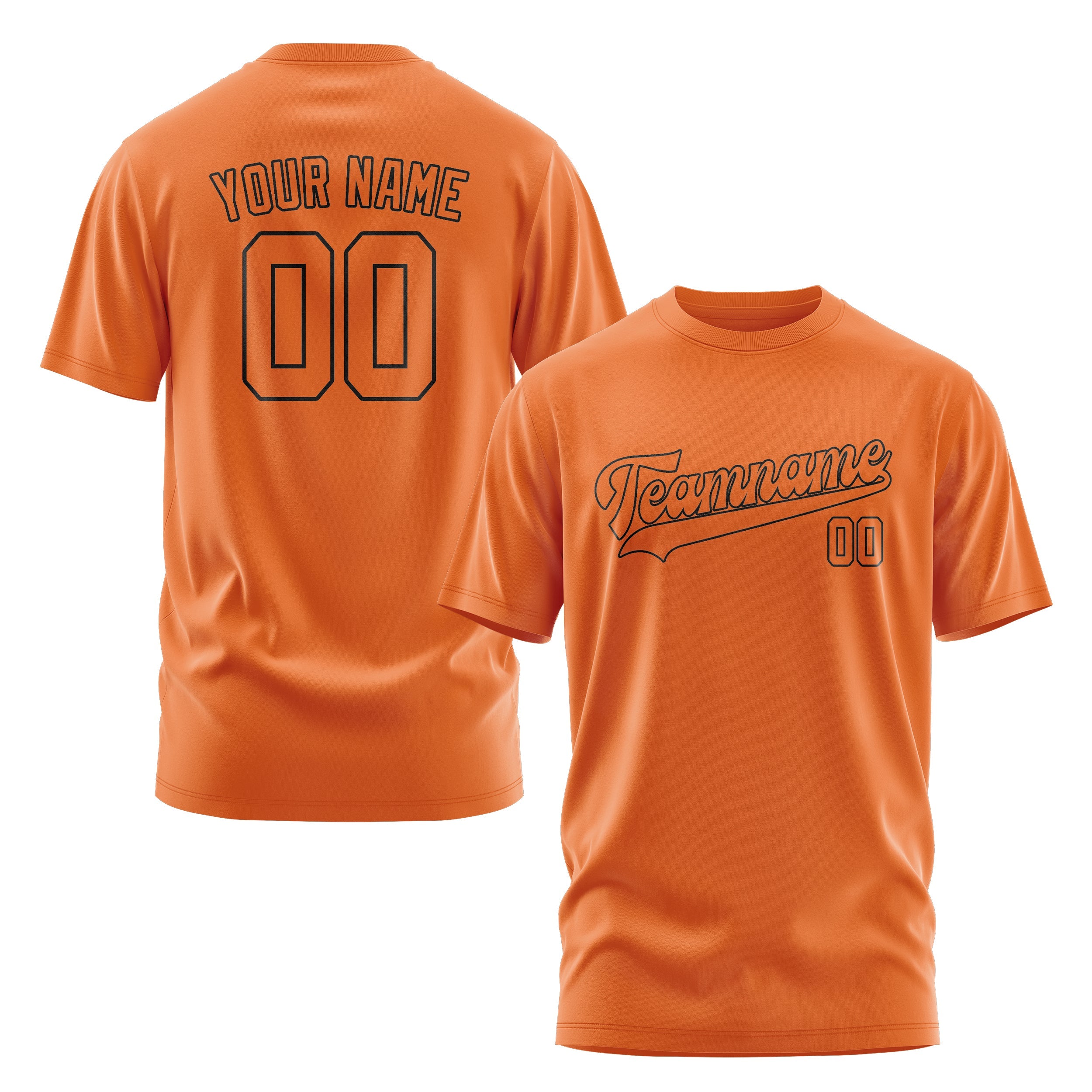 Custom Orange Orange T-Shirt