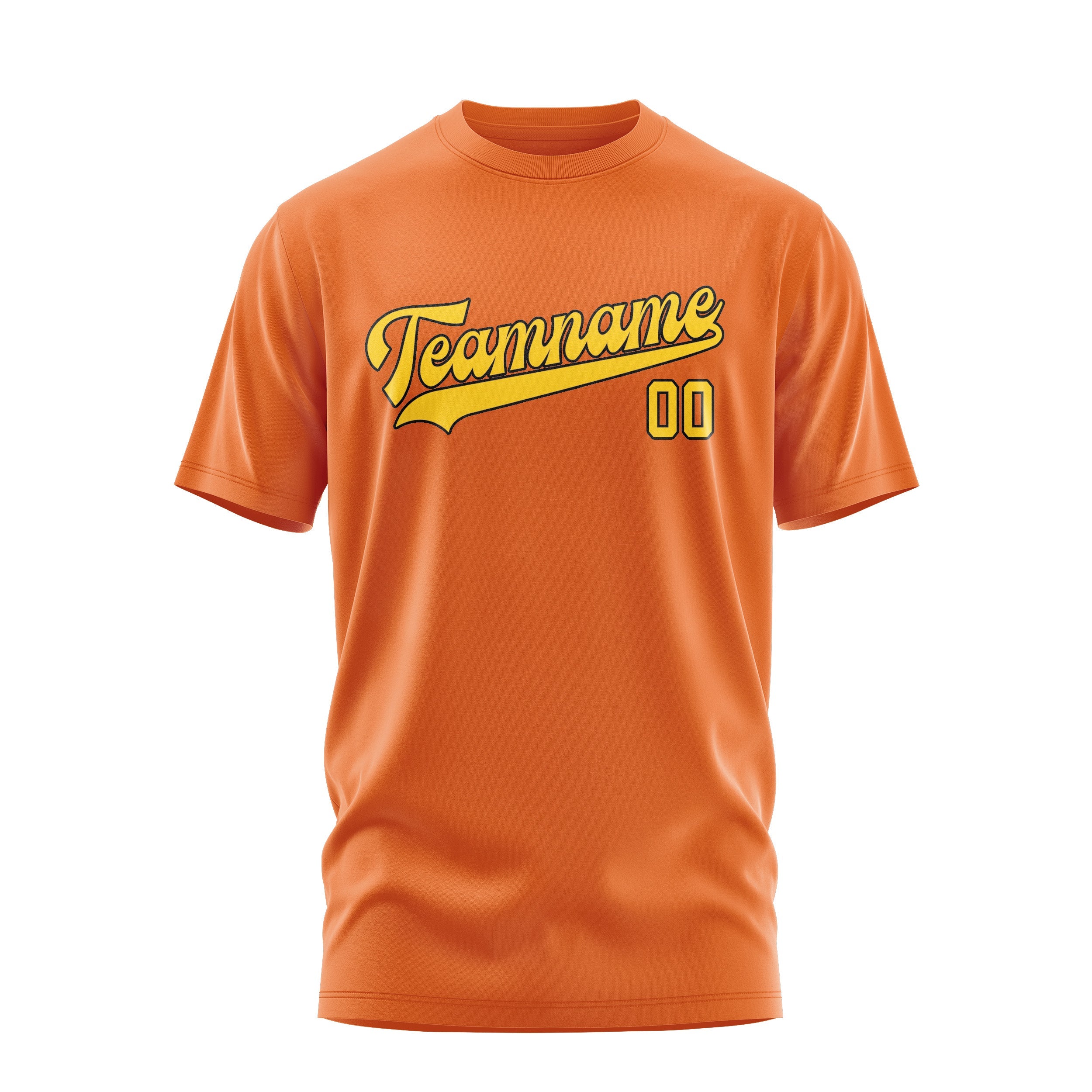 Custom Orange Gold T-Shirt