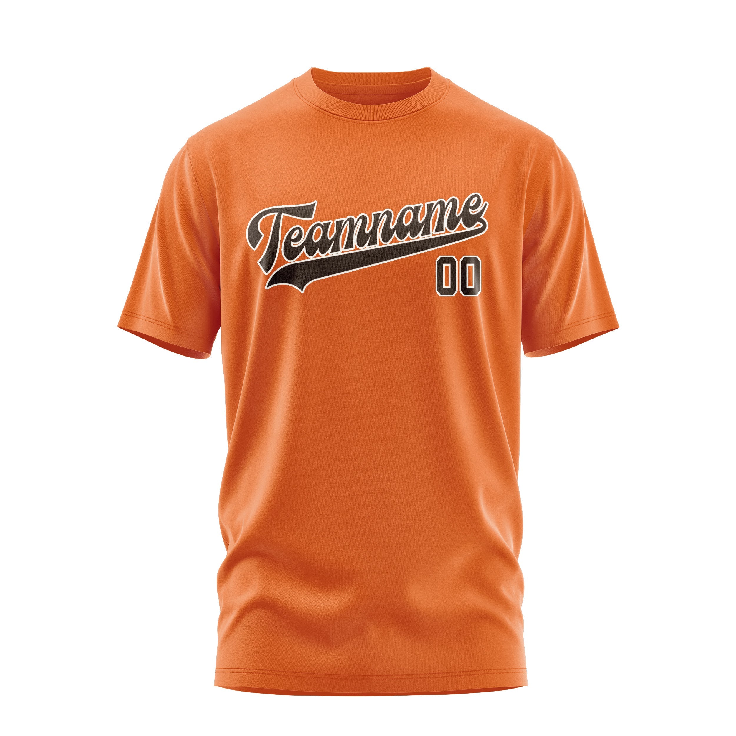 Custom Orange Brown T-Shirt
