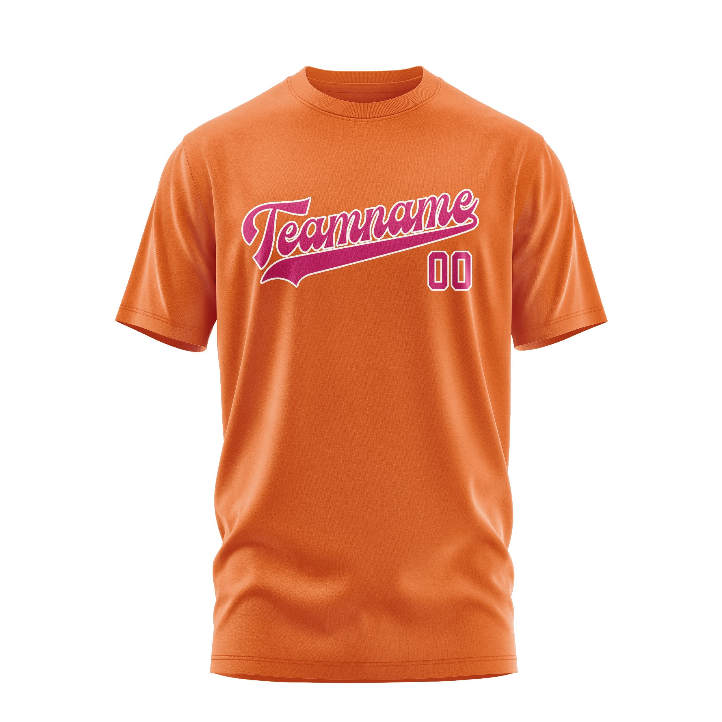 Custom Orange Pink T-Shirt