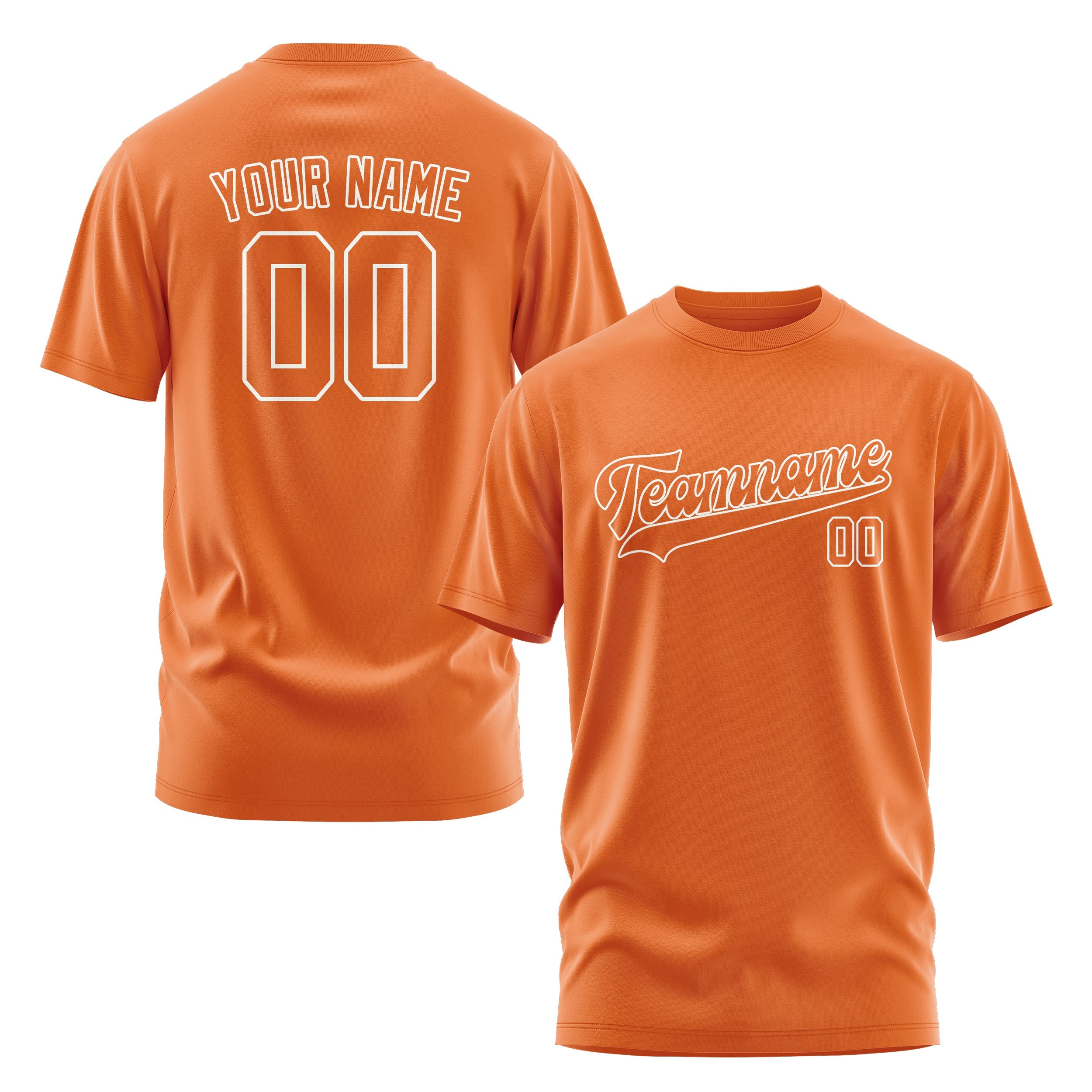 Custom Orange Orange T-Shirt