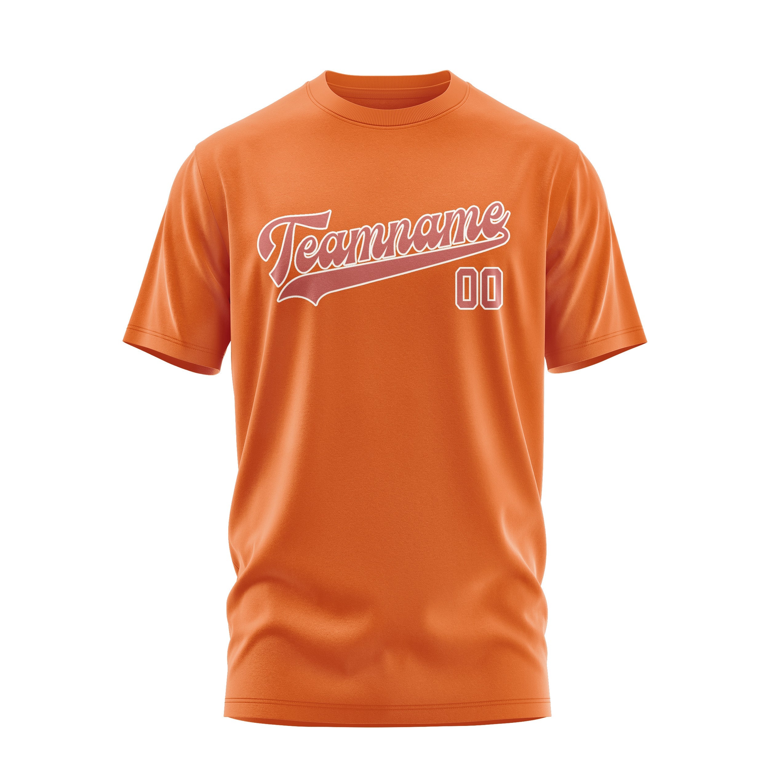 Custom Orange Copper Rose T-Shirt