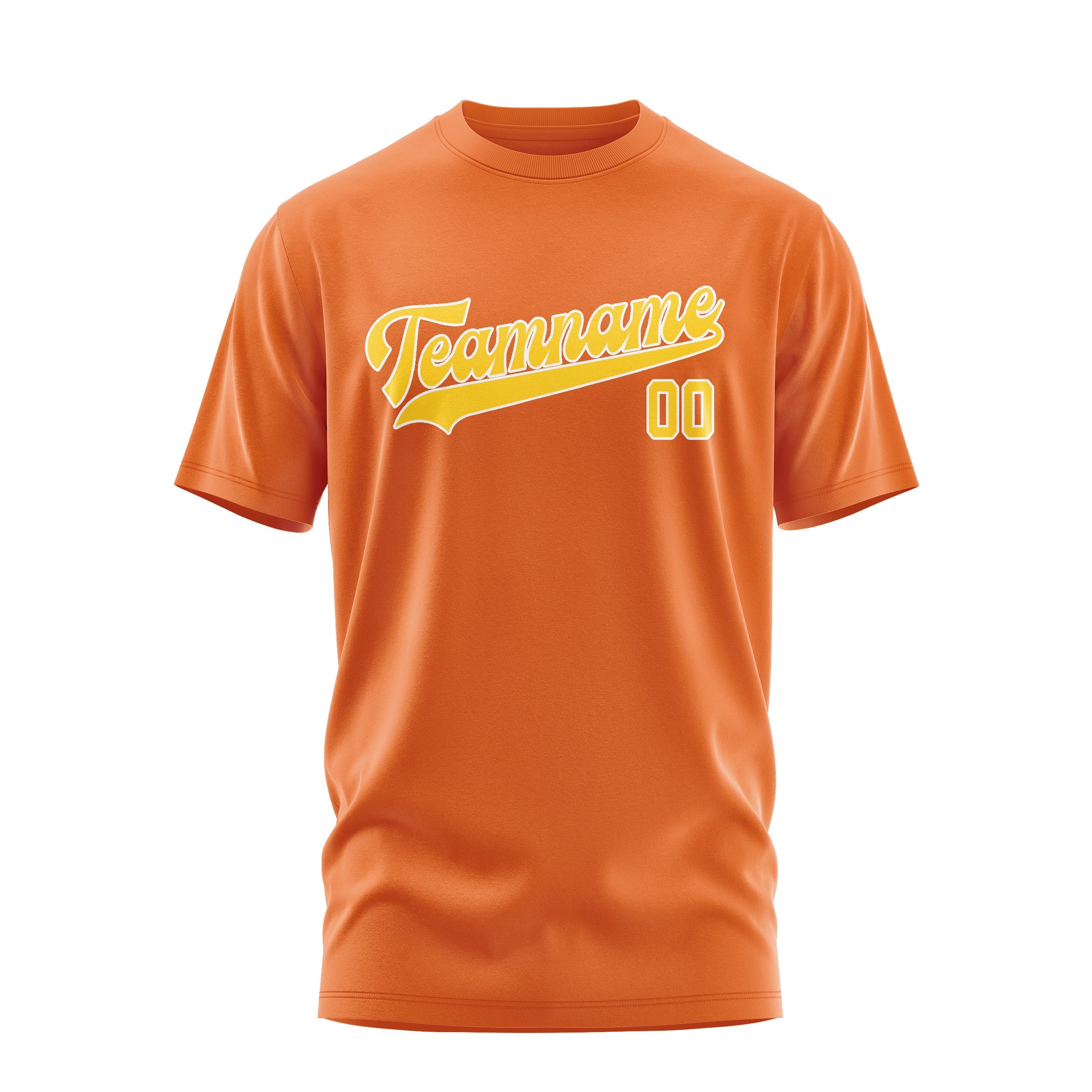 Custom Orange Gold T-Shirt