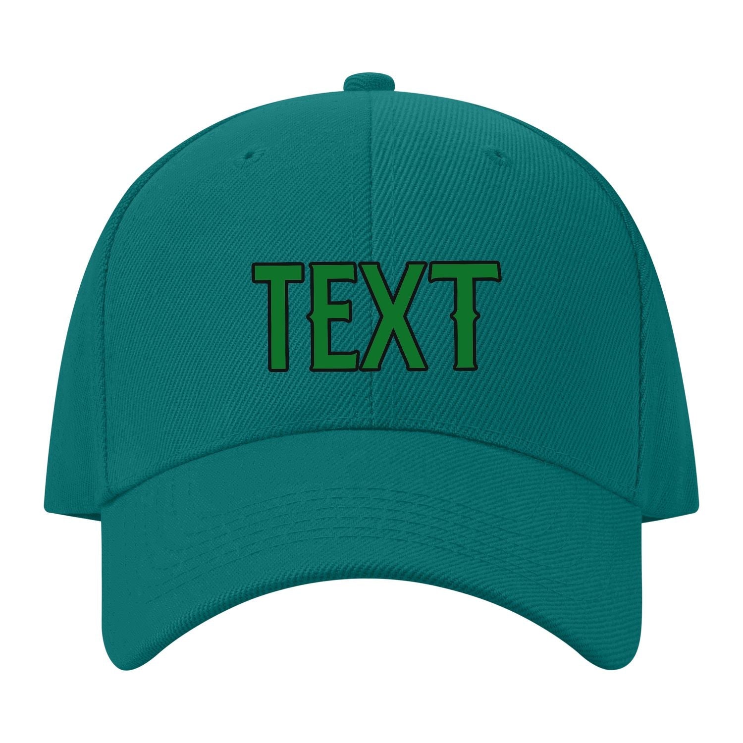 Custom Blue Green Misty Rose Hat 28B21724