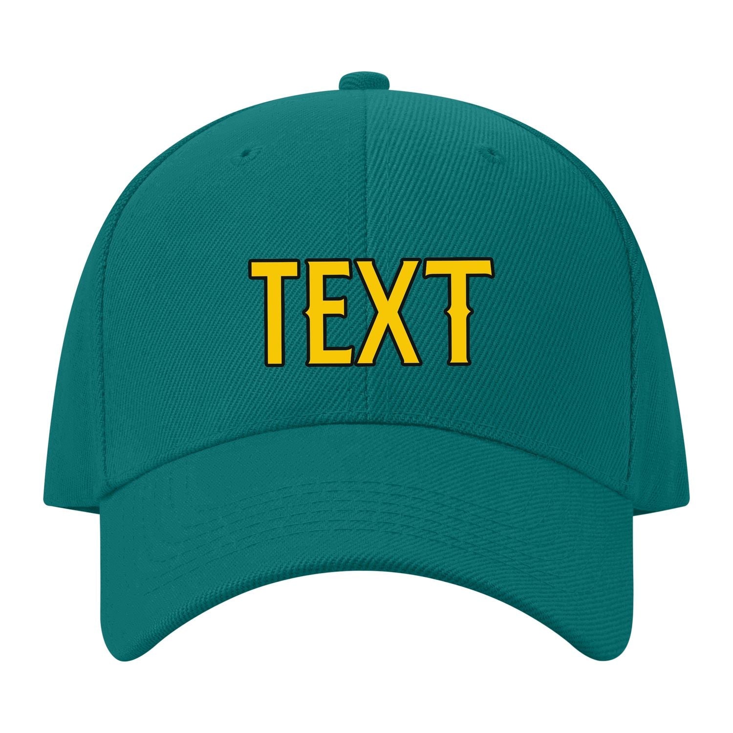 Custom Blue Green Peach Powder Hat 28B21730