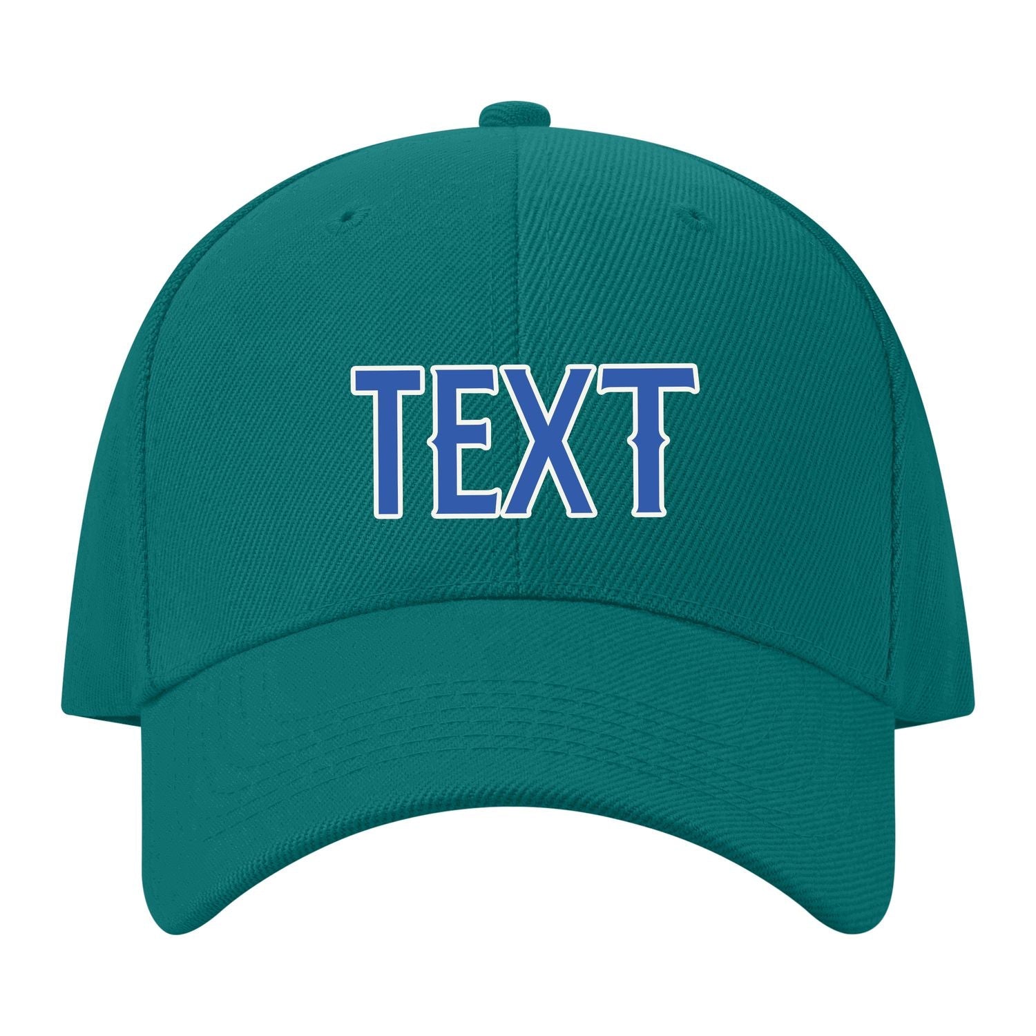 Custom Blue Green Navy Hat 28B21809