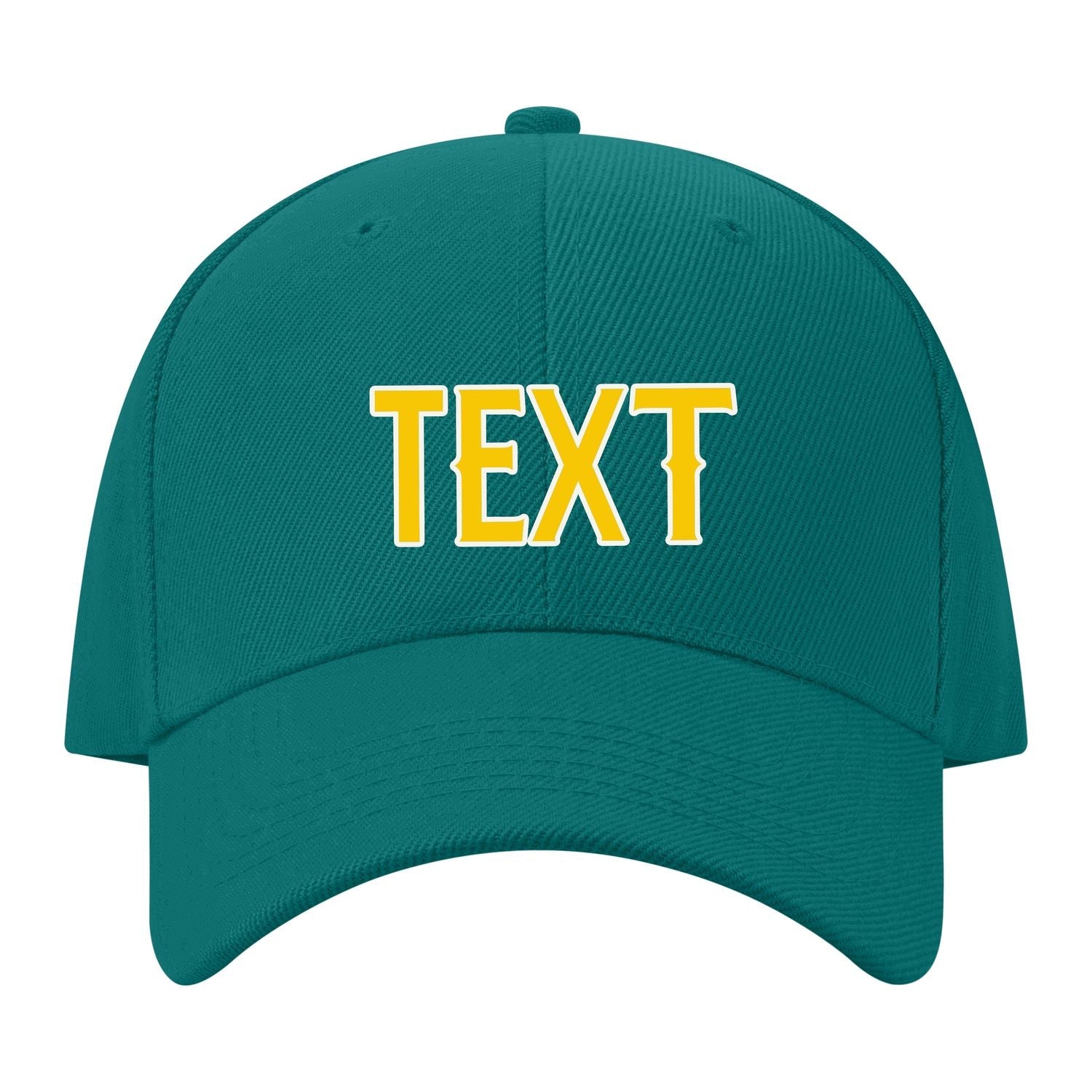 Custom Blue Green Peach Powder Hat 28B21830