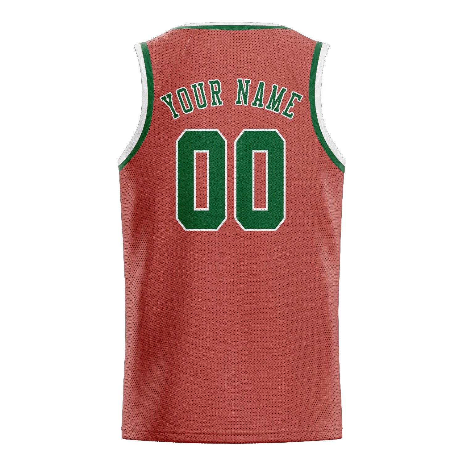 Custom Copper Rose Green Basketball Jersey
