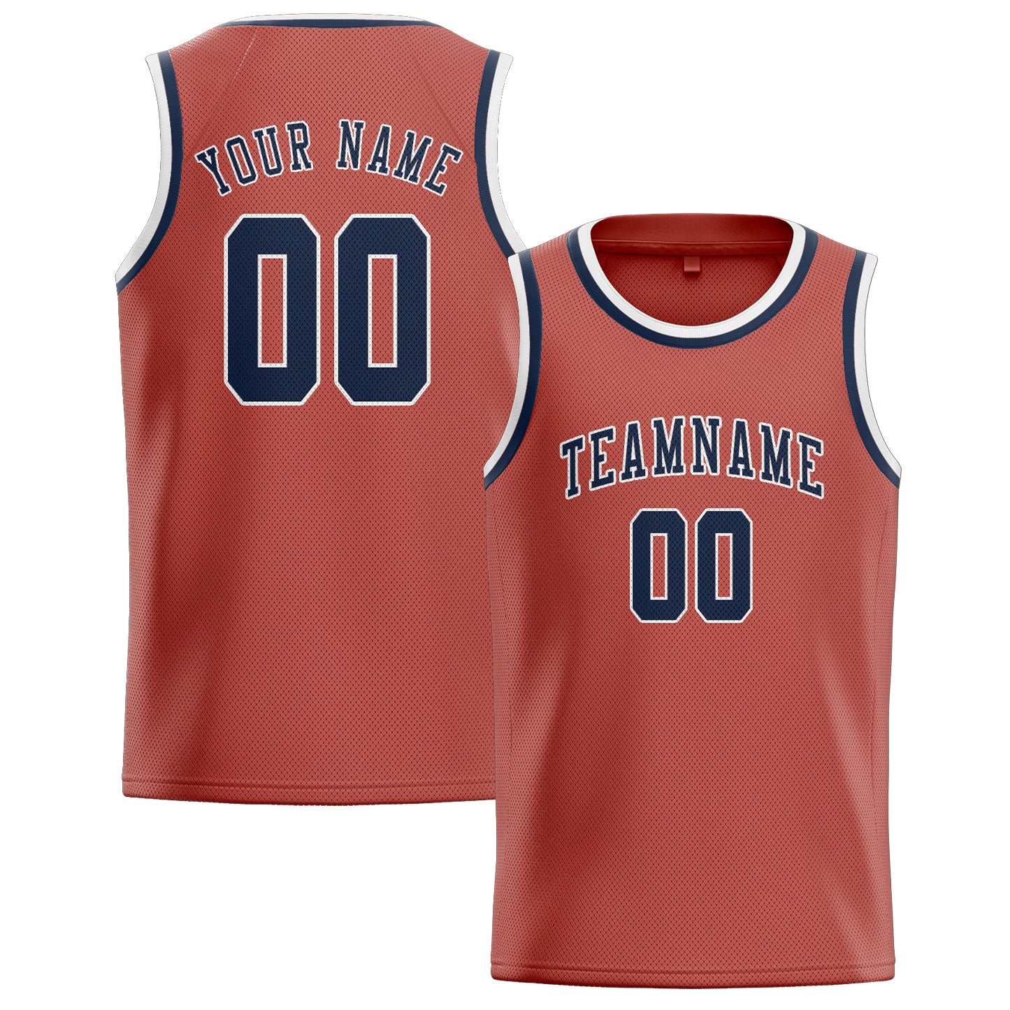 Custom Copper Rose Blue Basketball Jersey