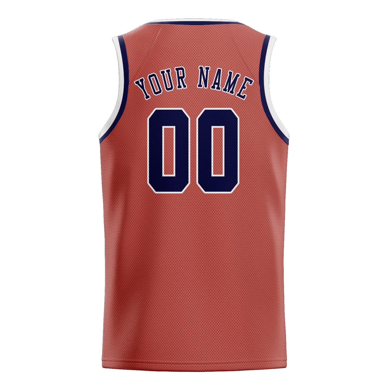 Custom Copper Rose Navy Basketball Jersey