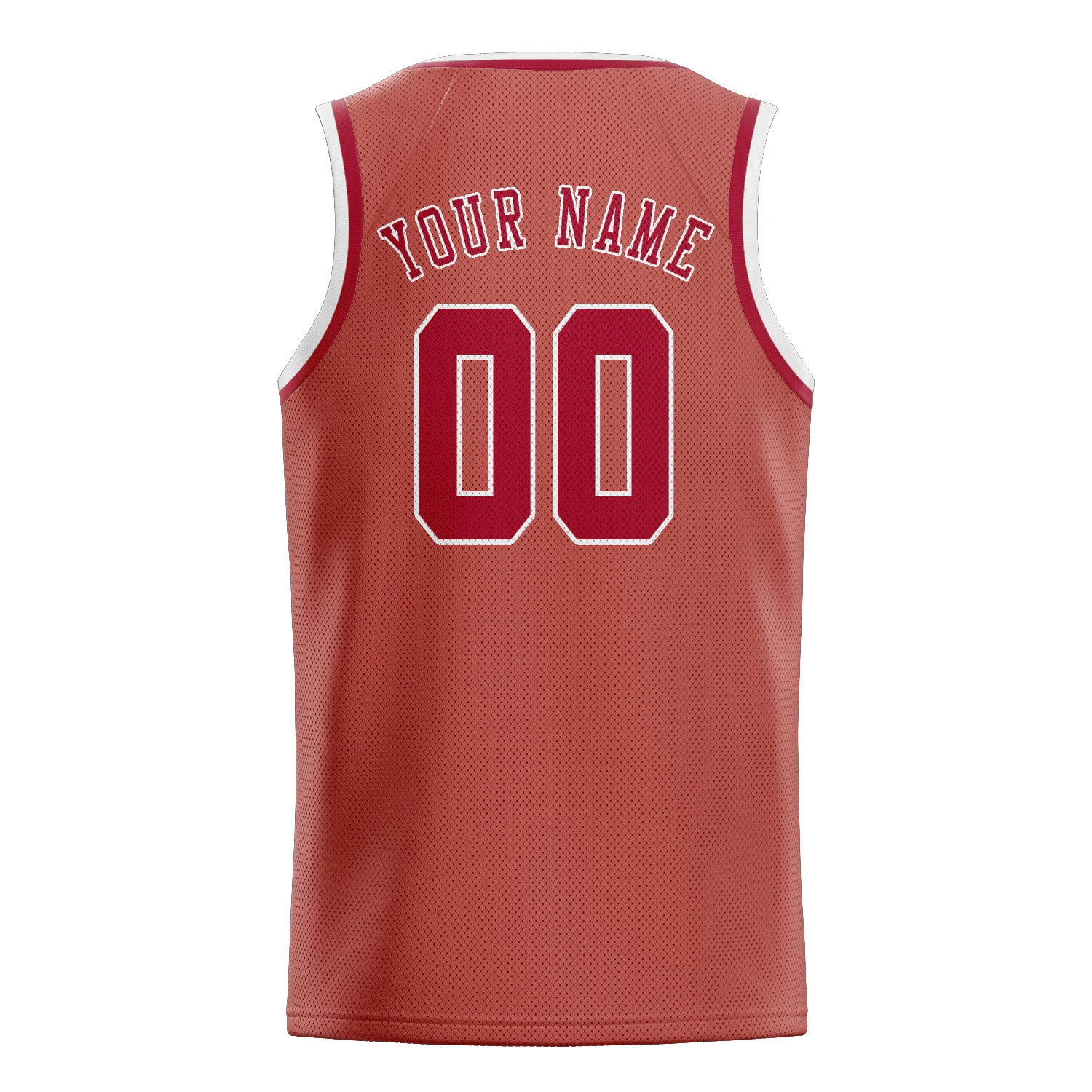 Custom Copper Rose Red Basketball Jersey