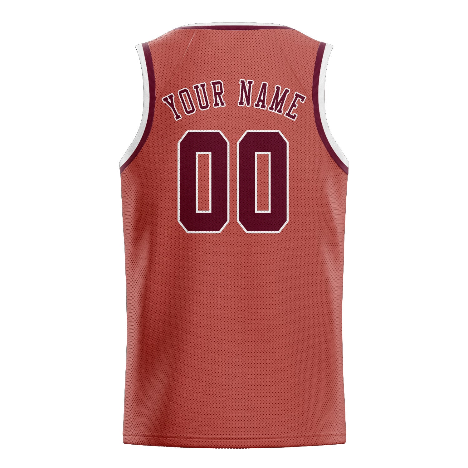 Custom Copper Rose Crimson Red Basketball Jersey