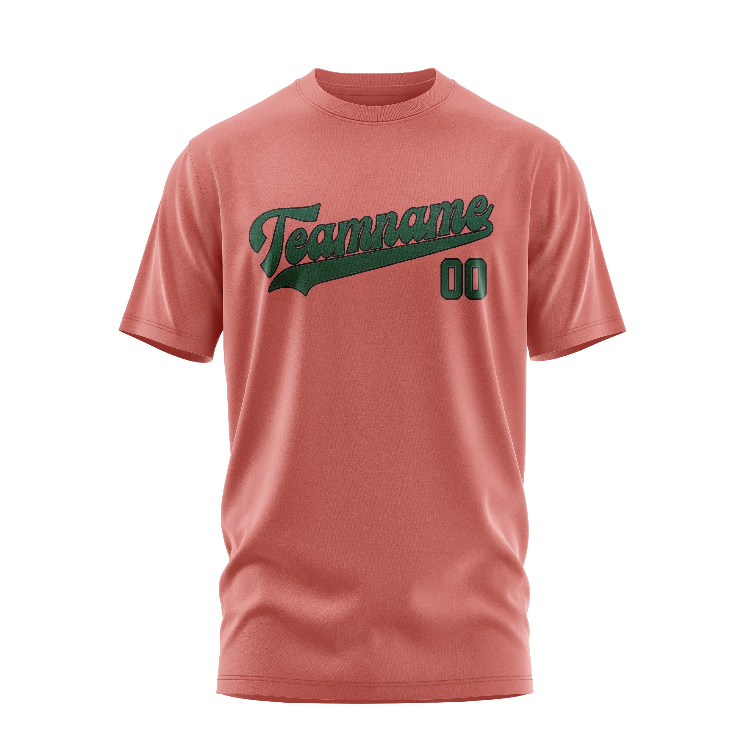 Custom Copper Rose Green T-Shirt