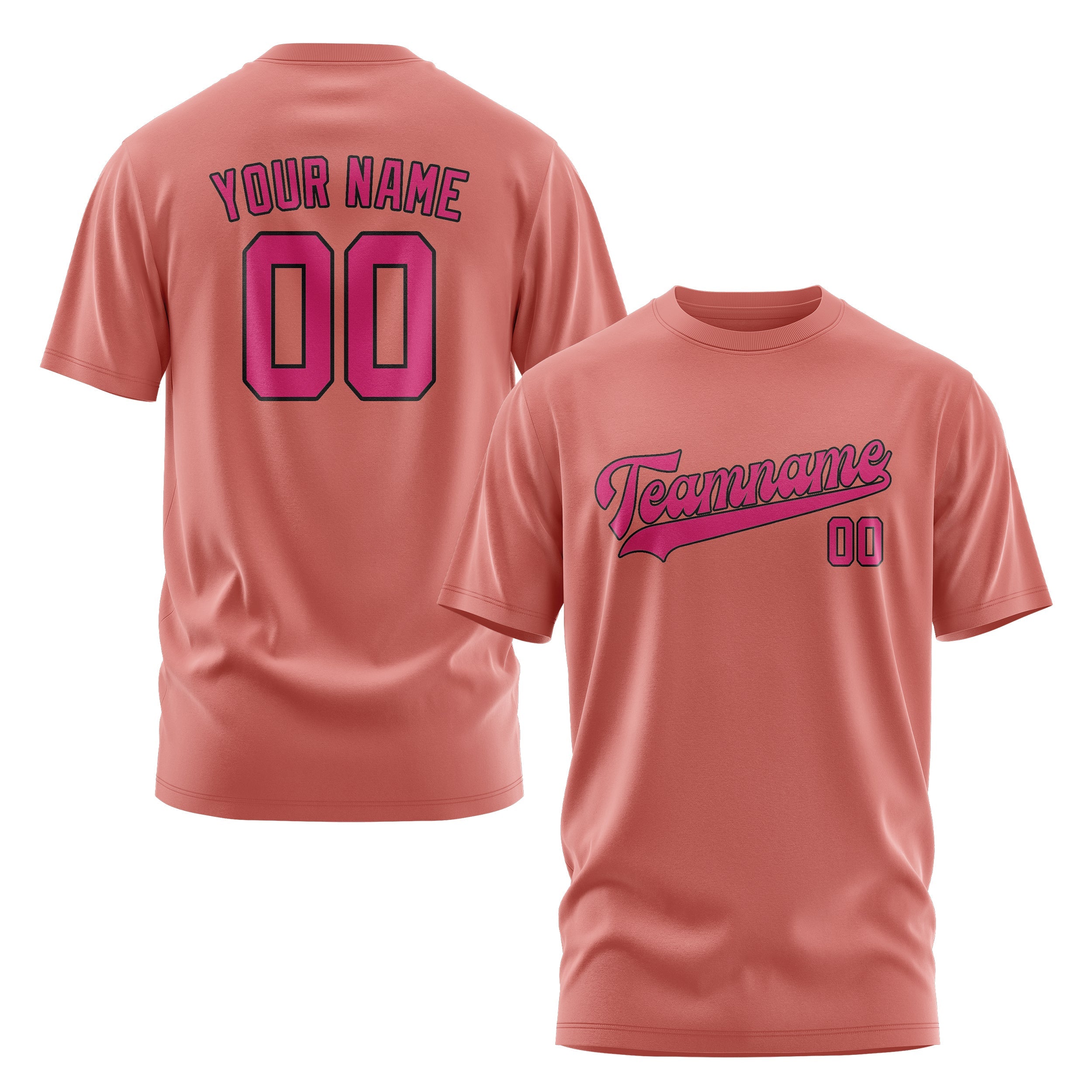 Custom Copper Rose Pink T-Shirt