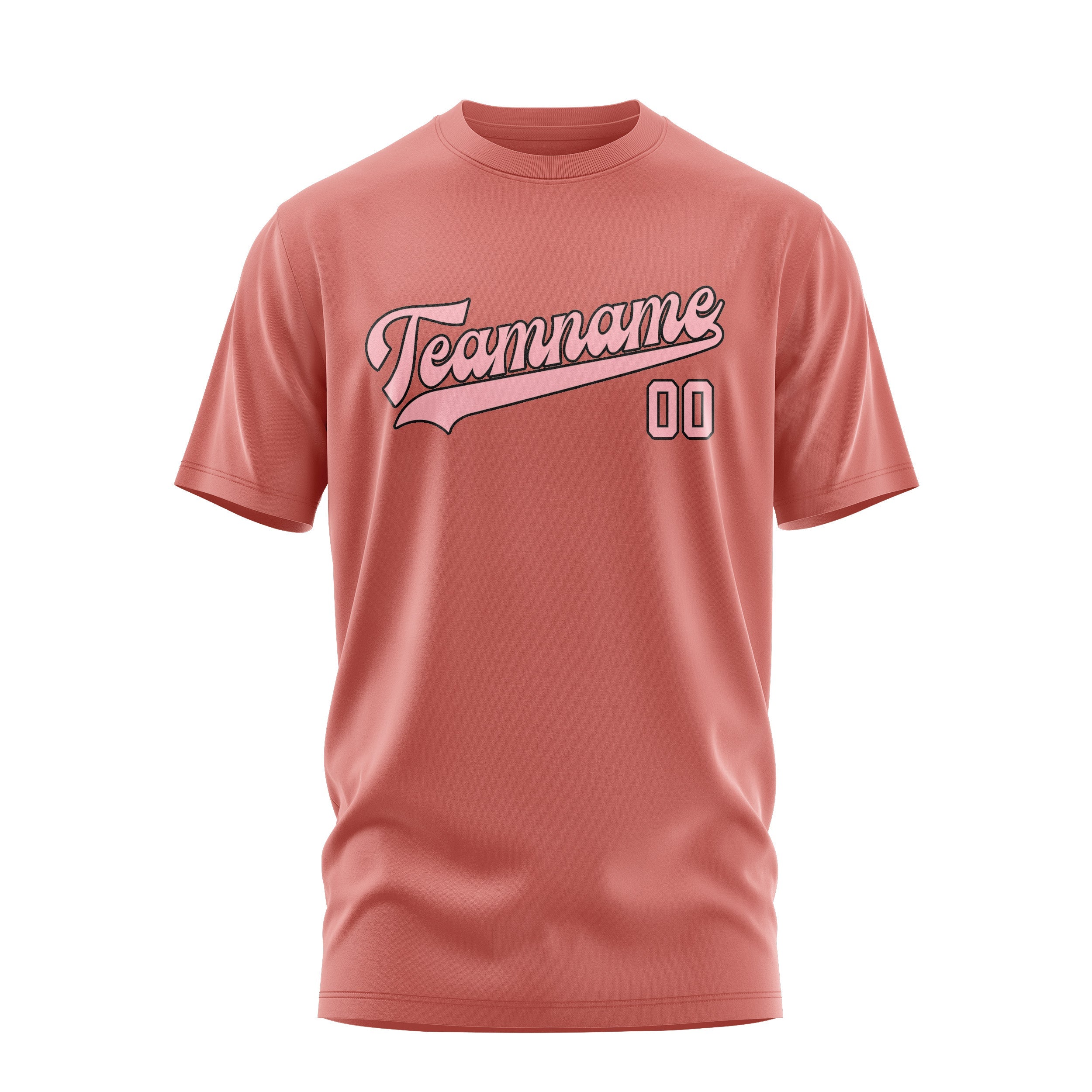 Custom Copper Rose Light Pink T-Shirt