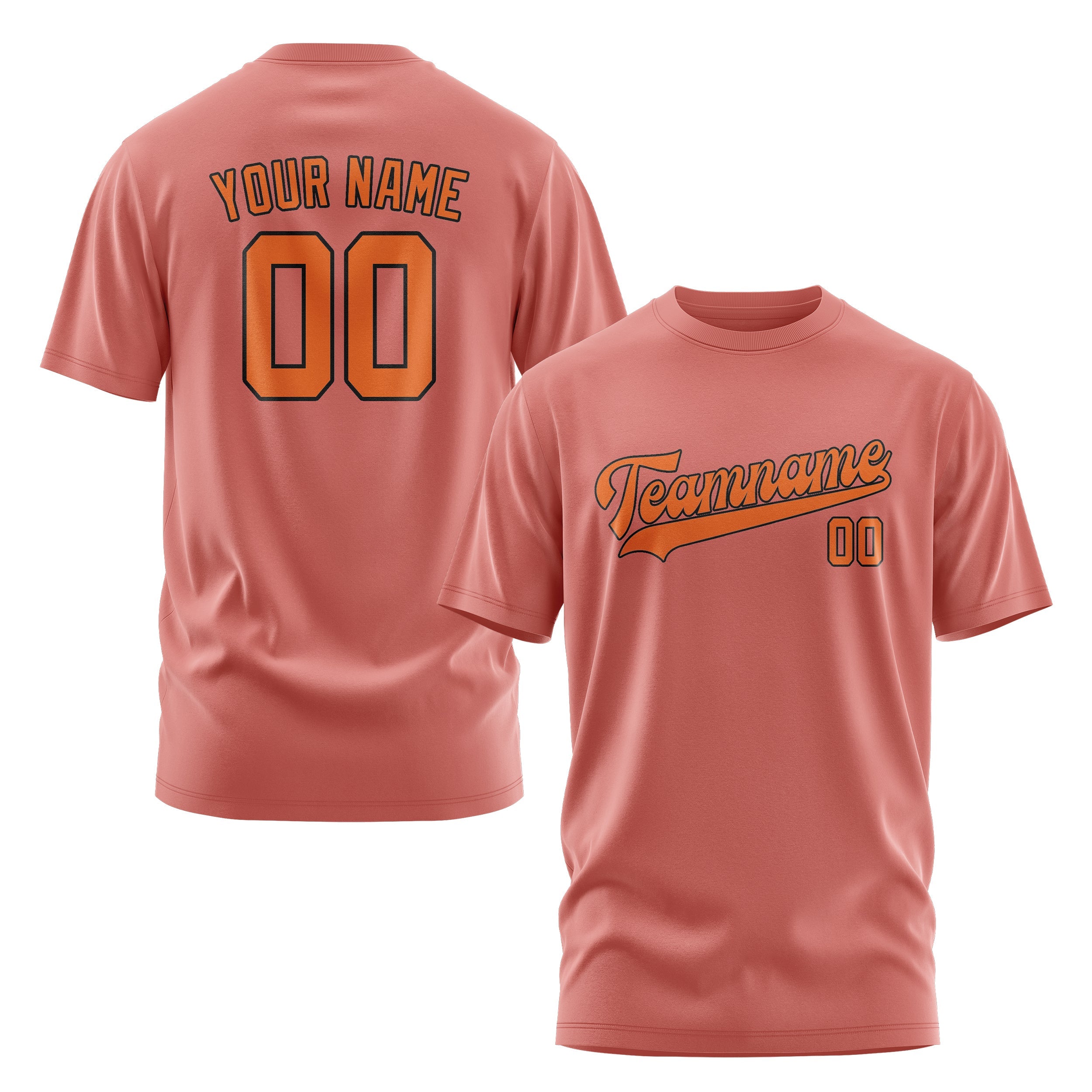 Custom Copper Rose Orange T-Shirt