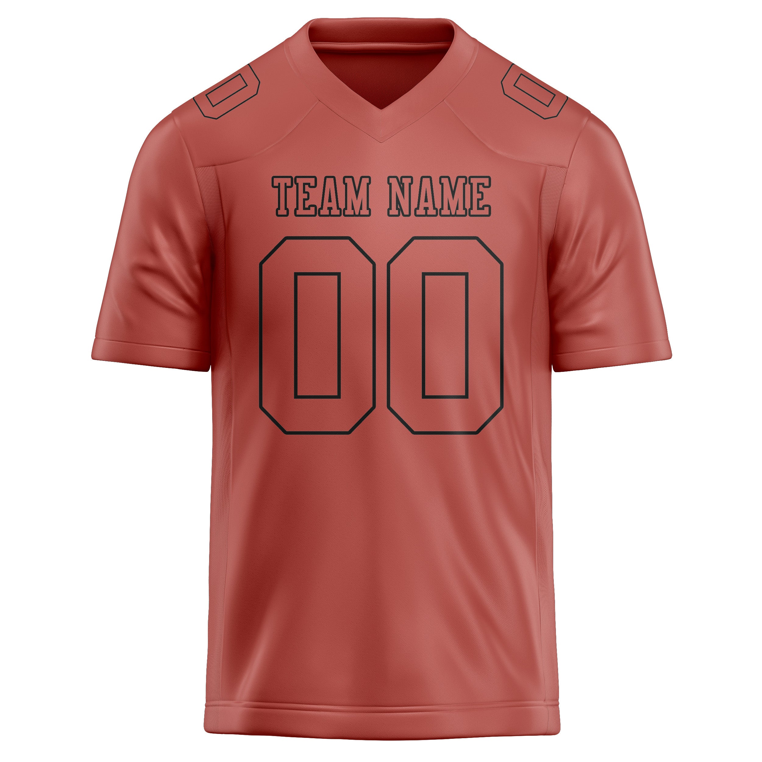Custom Copper Rose Copper Rose Football Jersey