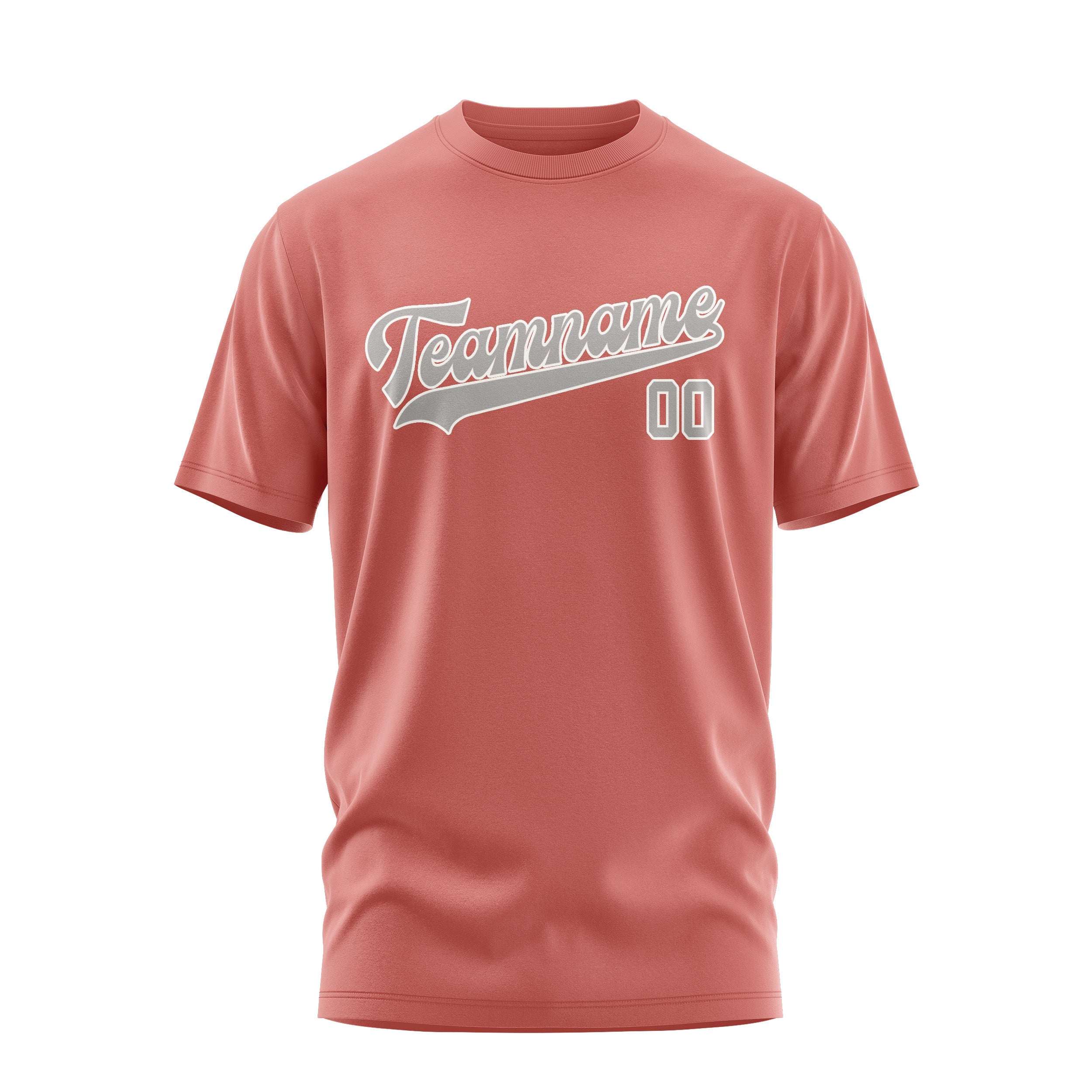 Custom Copper Rose Gray T-Shirt