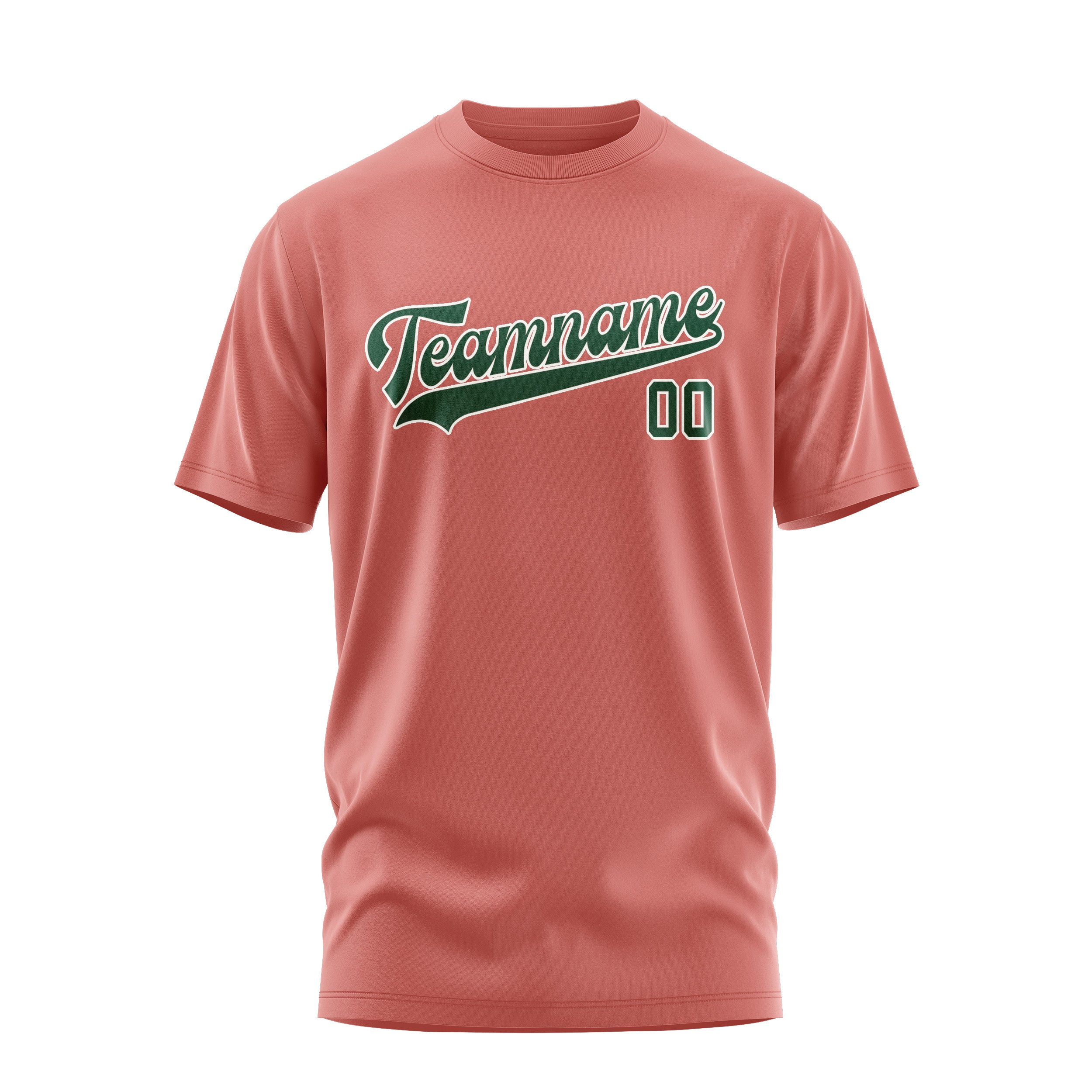 Custom Copper Rose Green T-Shirt