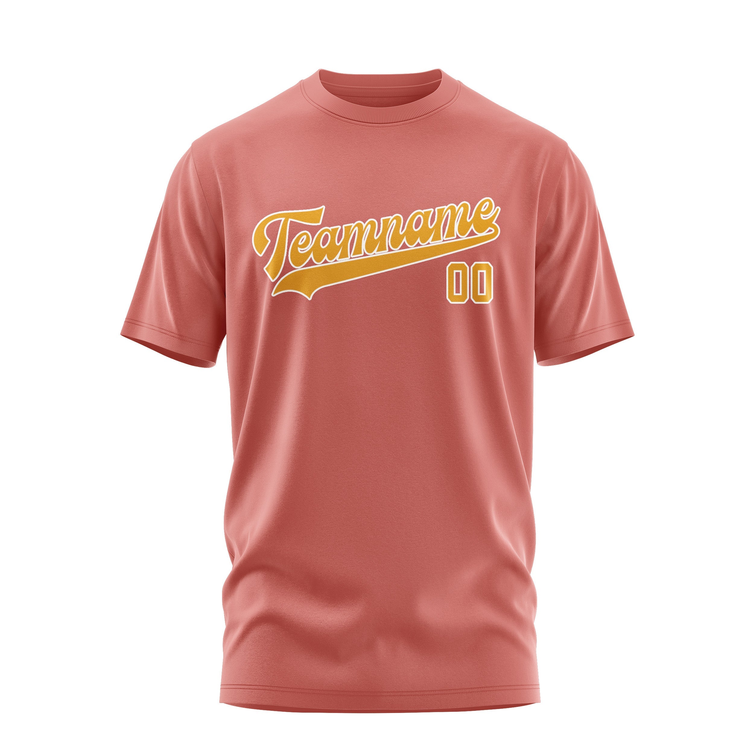 Custom Copper Rose Yellow T-Shirt