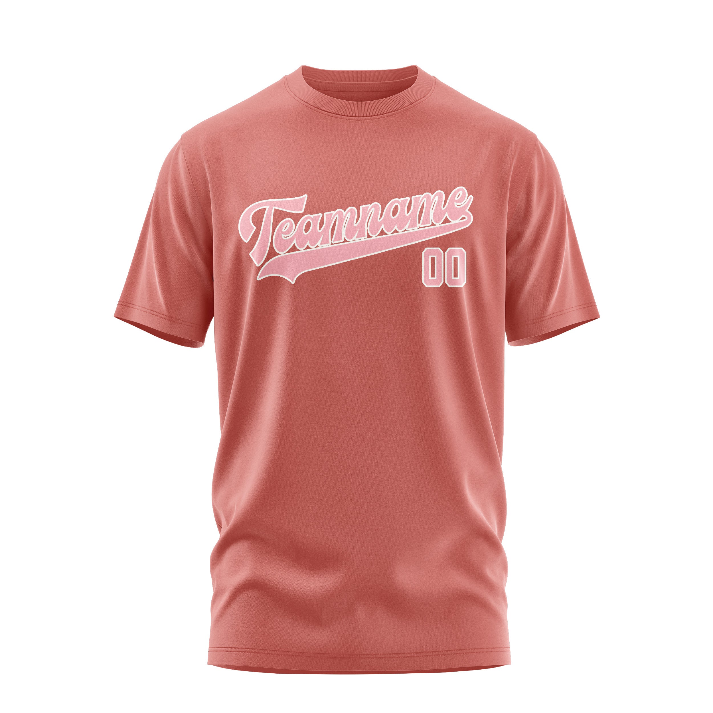 Custom Copper Rose Light Pink T-Shirt