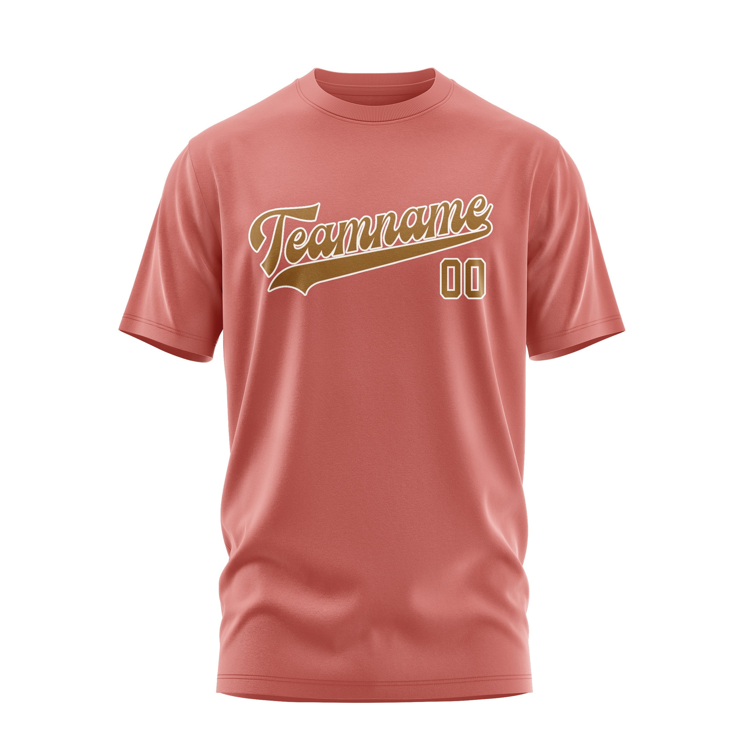 Custom Copper Rose Khaki T-Shirt