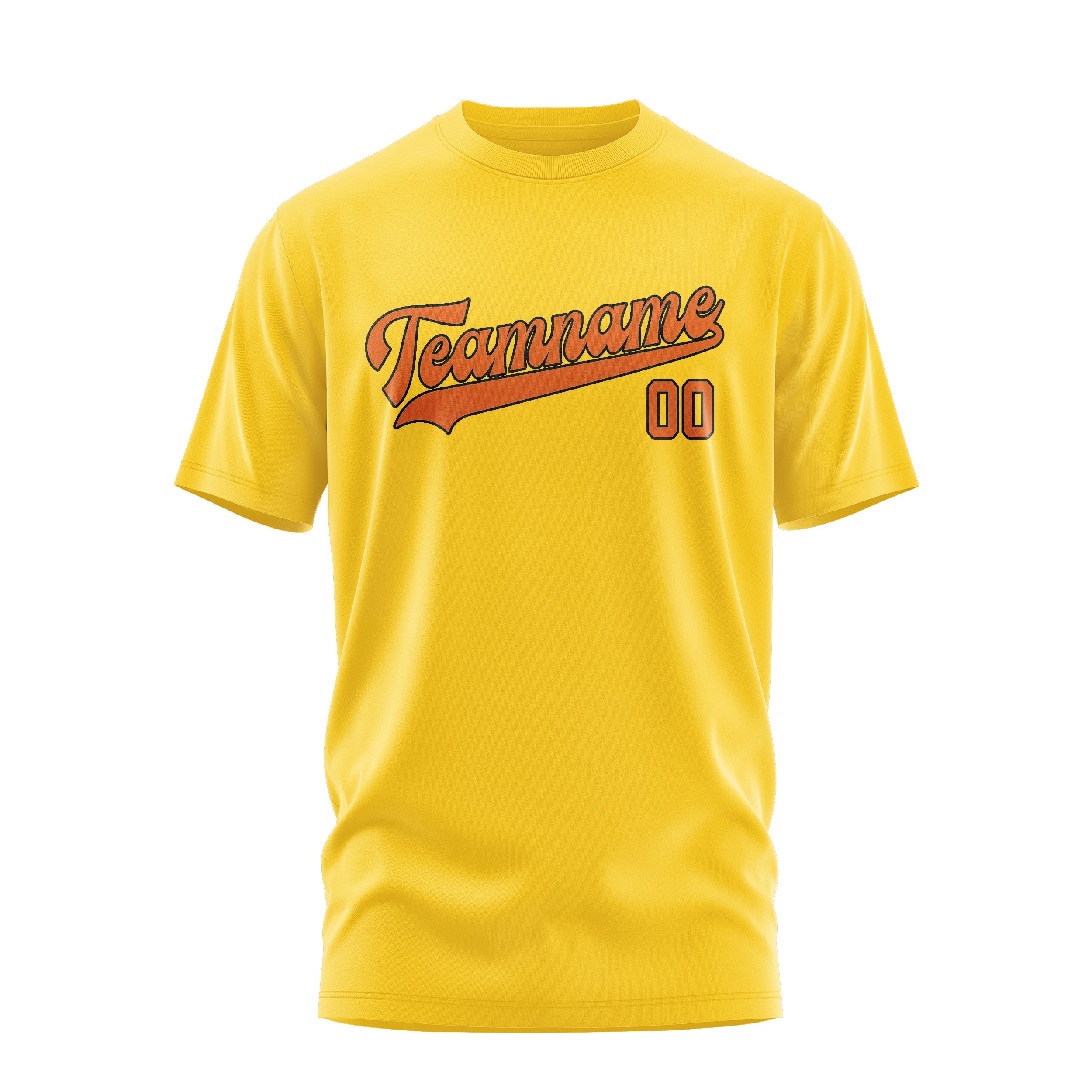 Custom Gold Orange T-Shirt